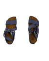 John Fluevog Women's Designer Mauve Sandals with Silver Hardware – Size 10