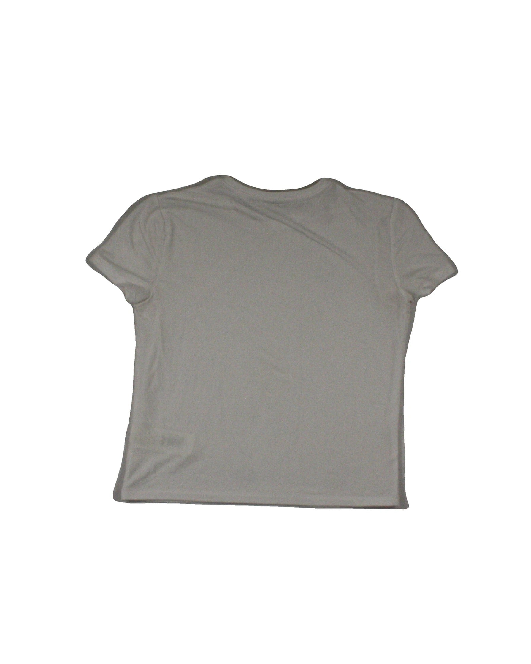 Babaton Women's White Crew Neckline T-Shirt – Size XXS