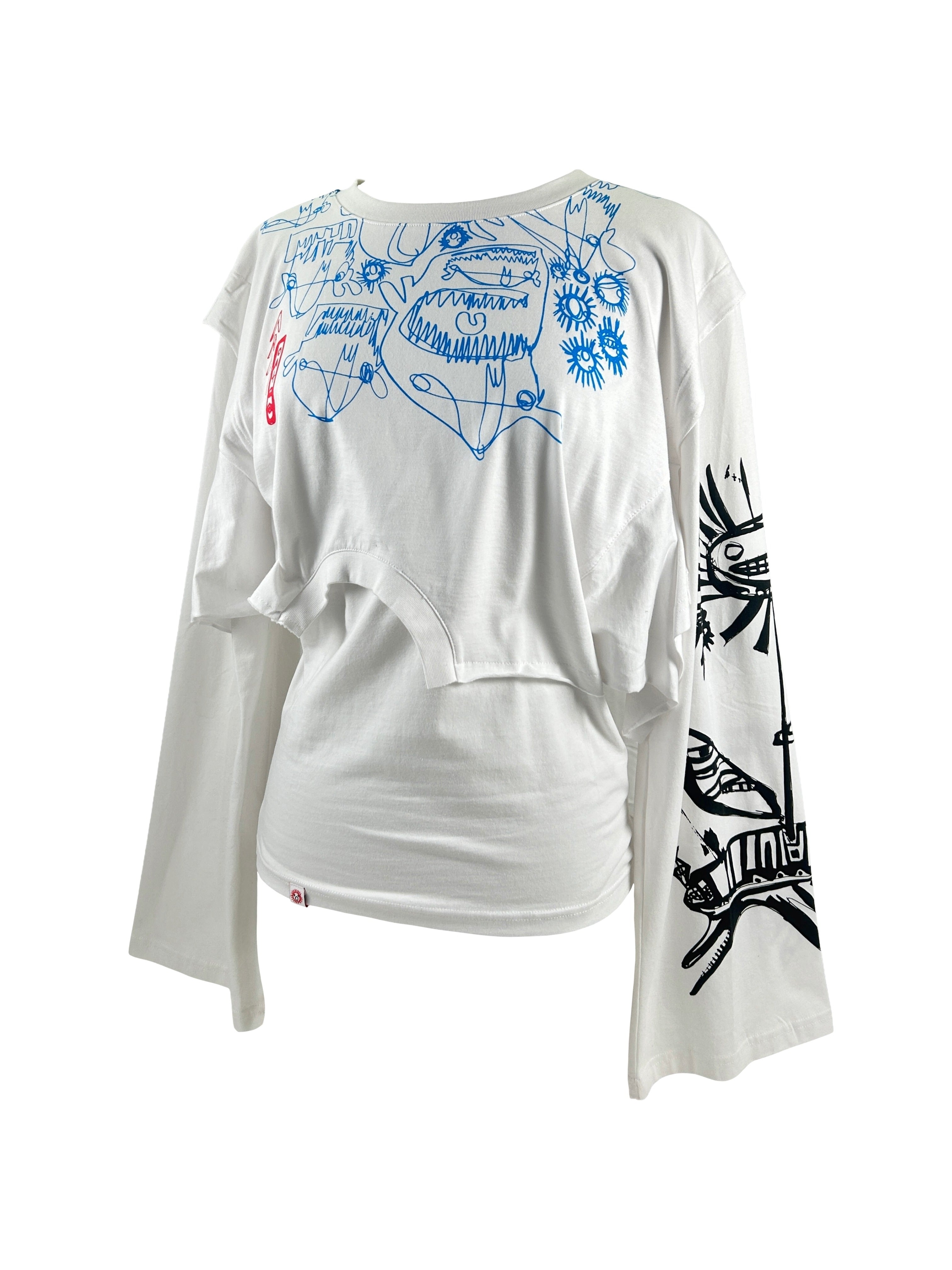 Charles Jeffrey Loverboy Size S Long Sleeve Double T-Shirt