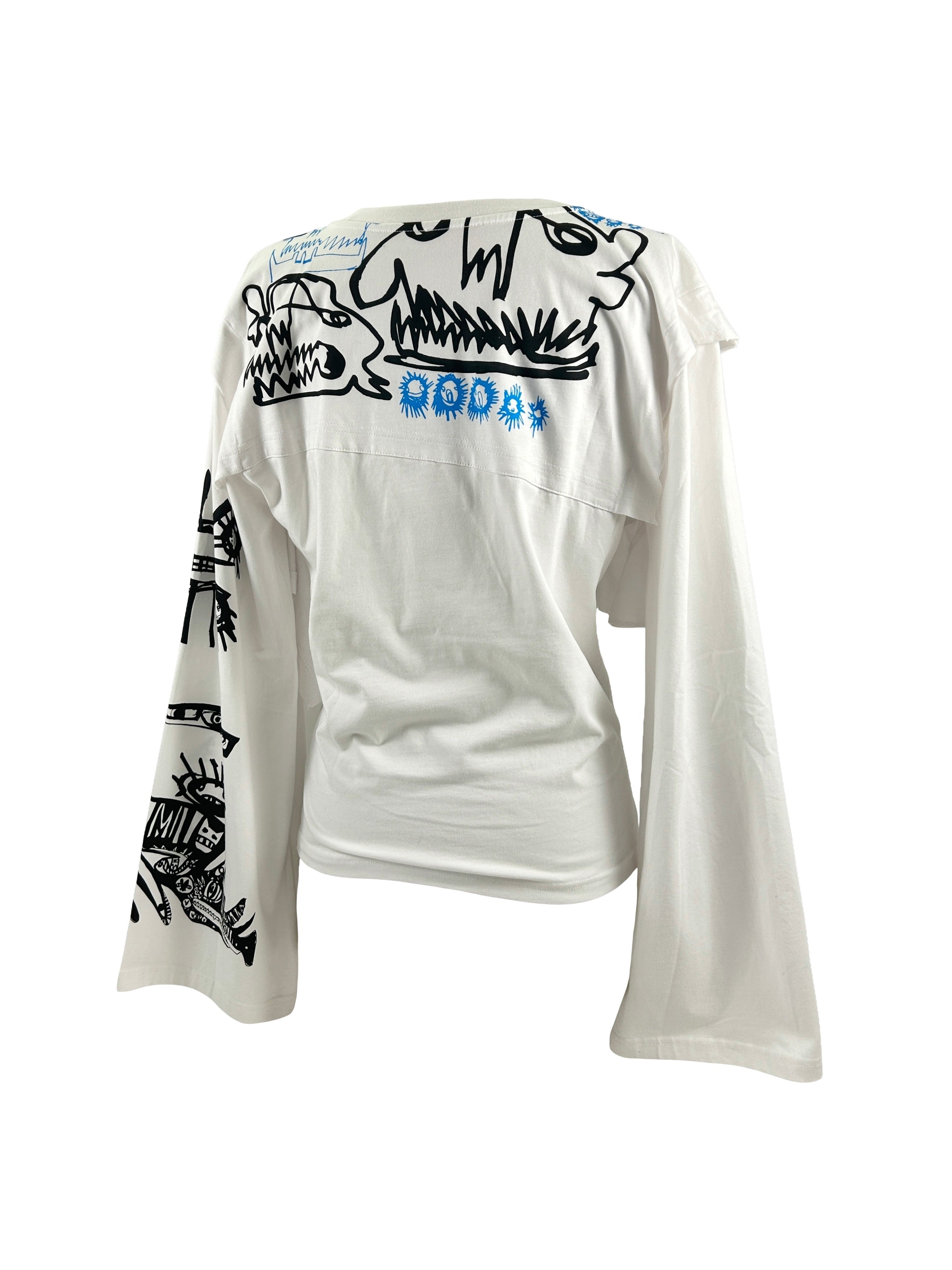 Charles Jeffrey Loverboy Size S Long Sleeve Double T-Shirt