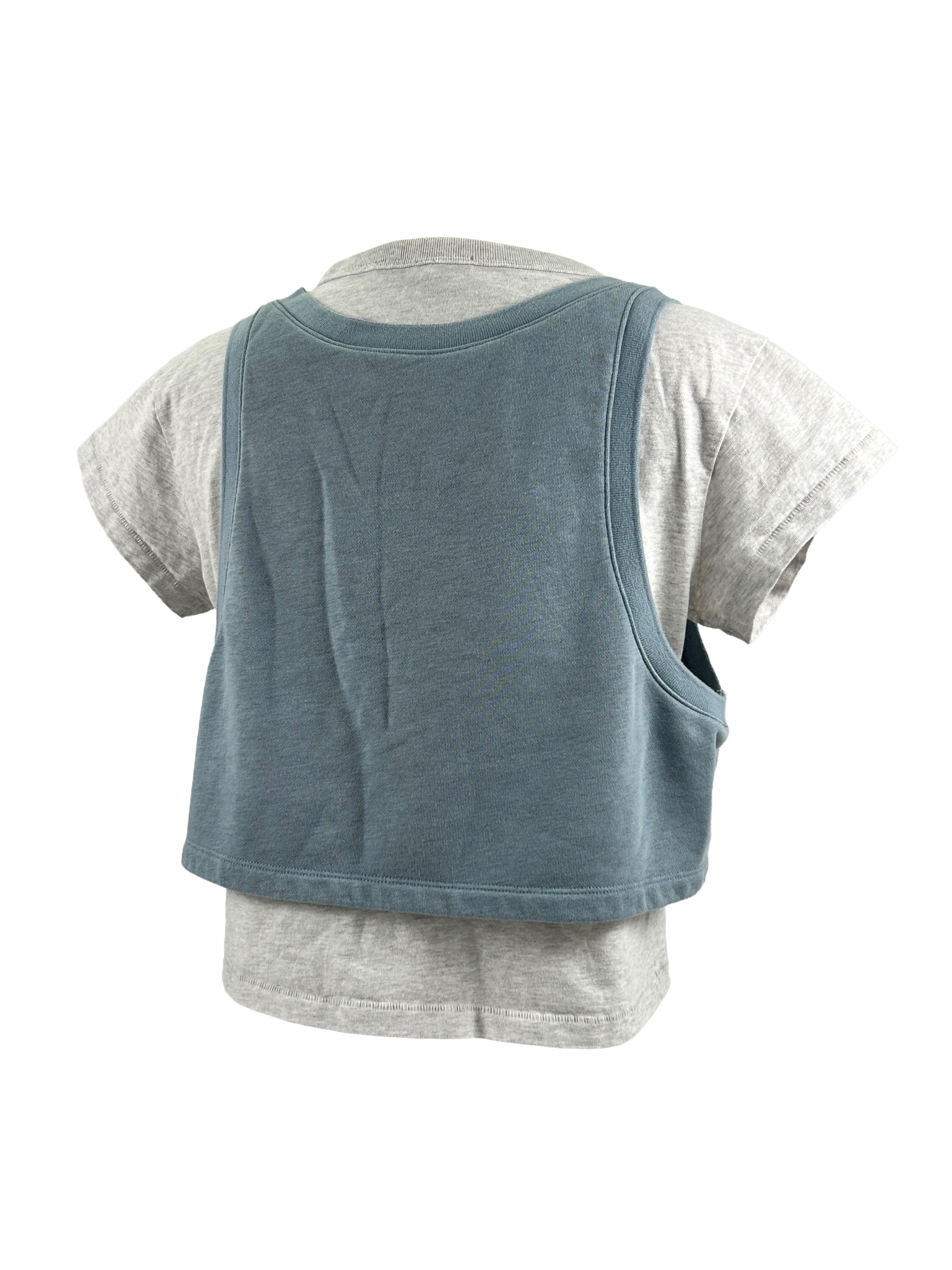 Alexanderwang.t Size M Terry Bi-Layer Crop Top