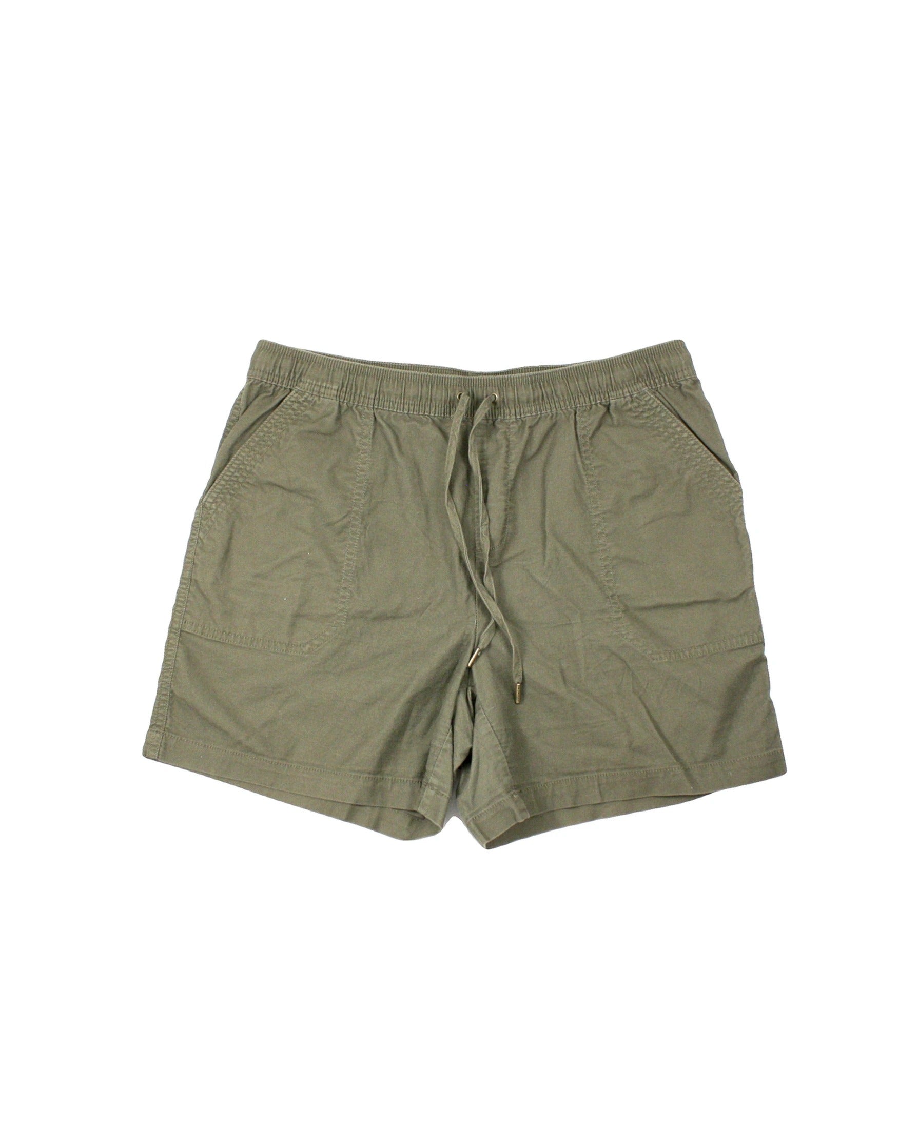 Tahari Men's Dark Olive Drawstring Shorts – Size W32