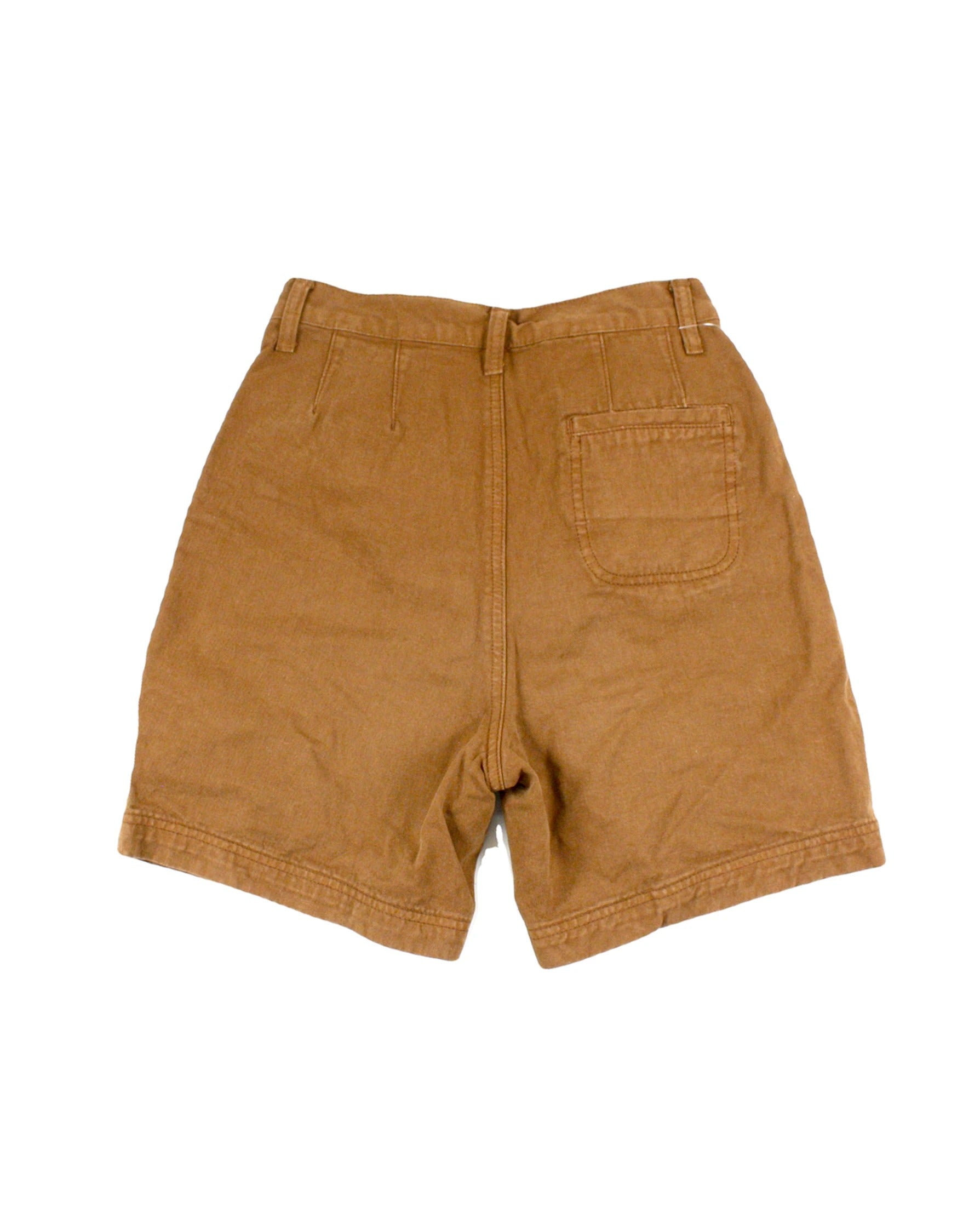 John Galt Women's Brown Pleated Shorts – Size W24