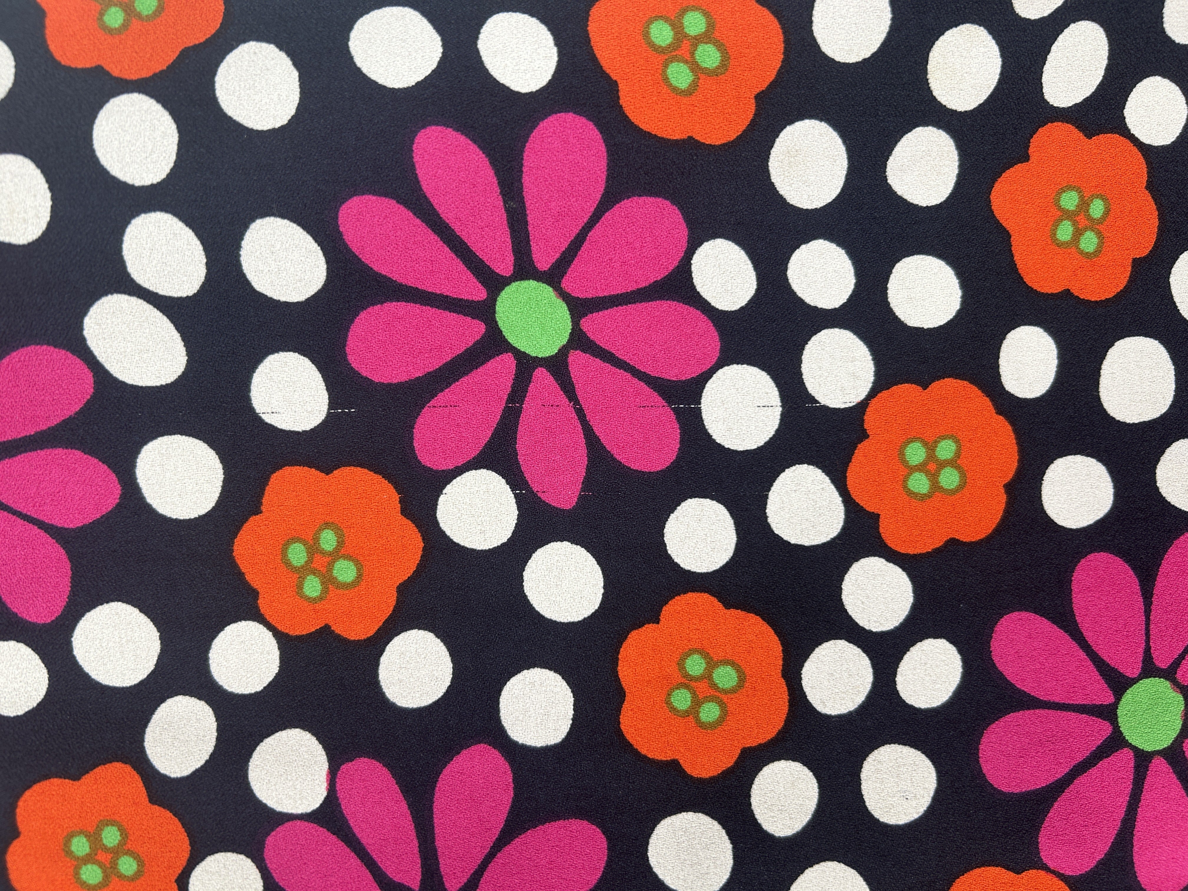 Saint Laurent Rive Gauche Size 26" Vintage Floral Midi Skirt