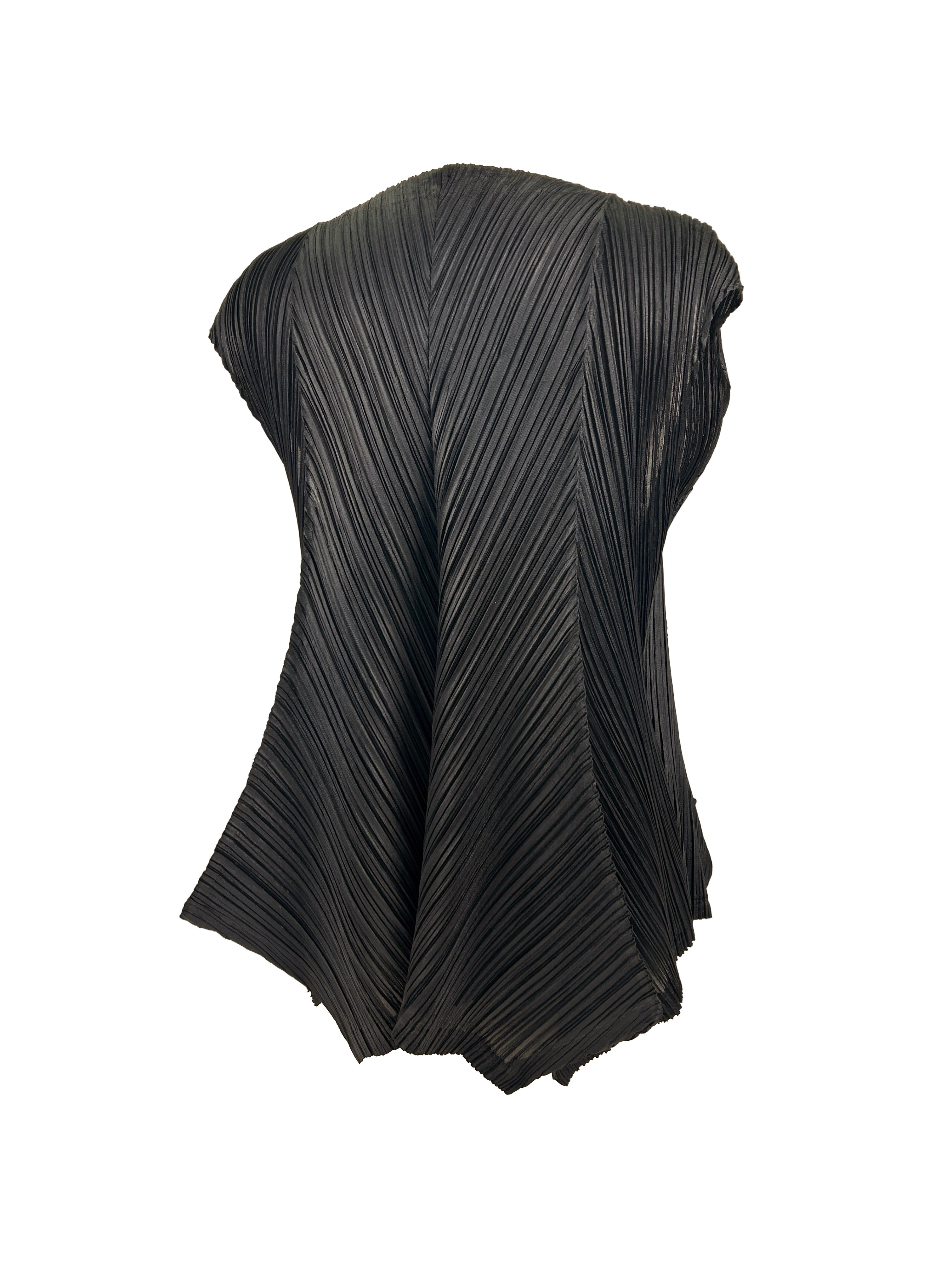 Pleats Please Issey Miyake V-Neck Plisse Top