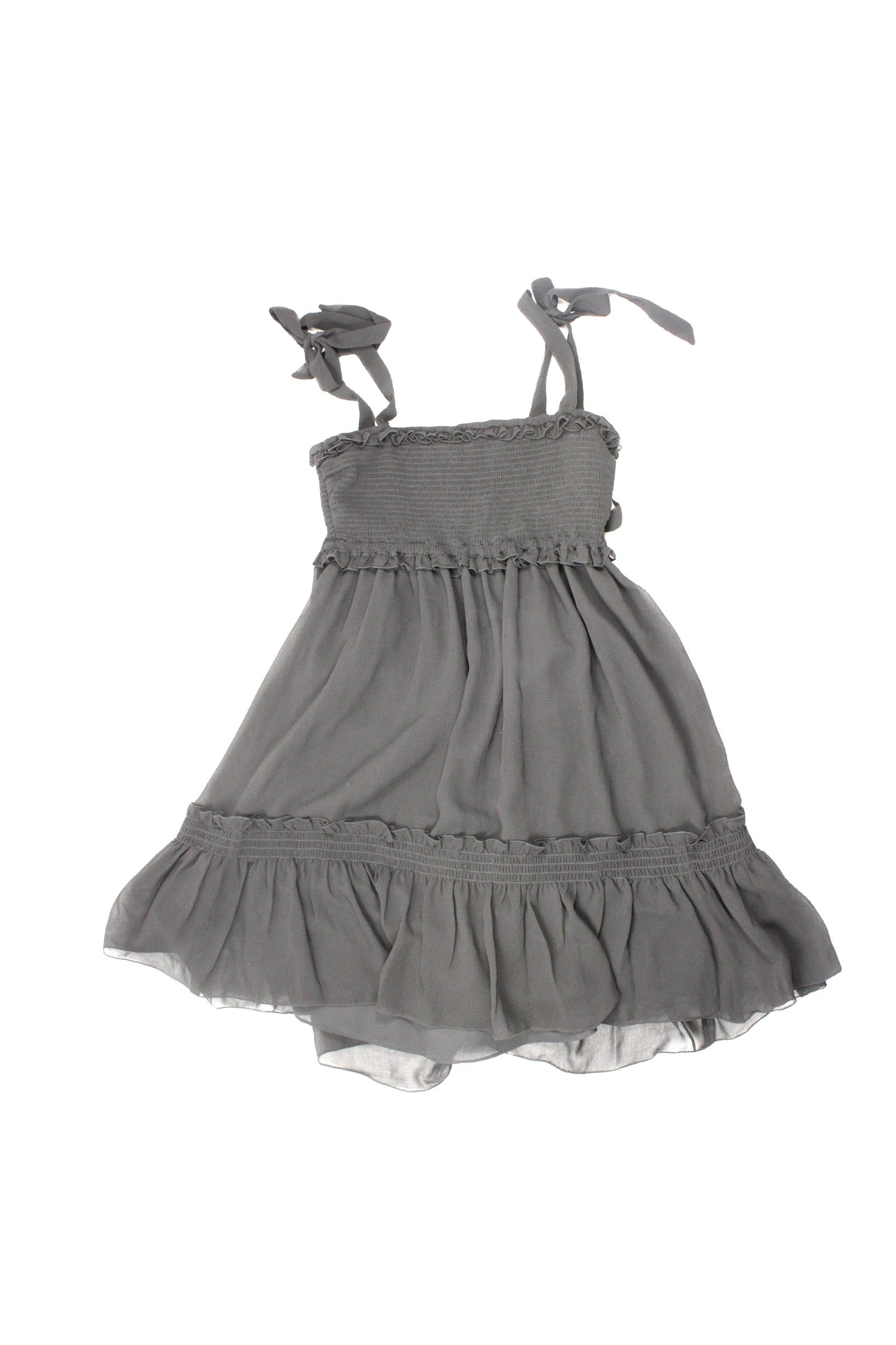 Sunday Best Women's Black Sleeveless Mini Dress with Ruffle Trim – Size XS
