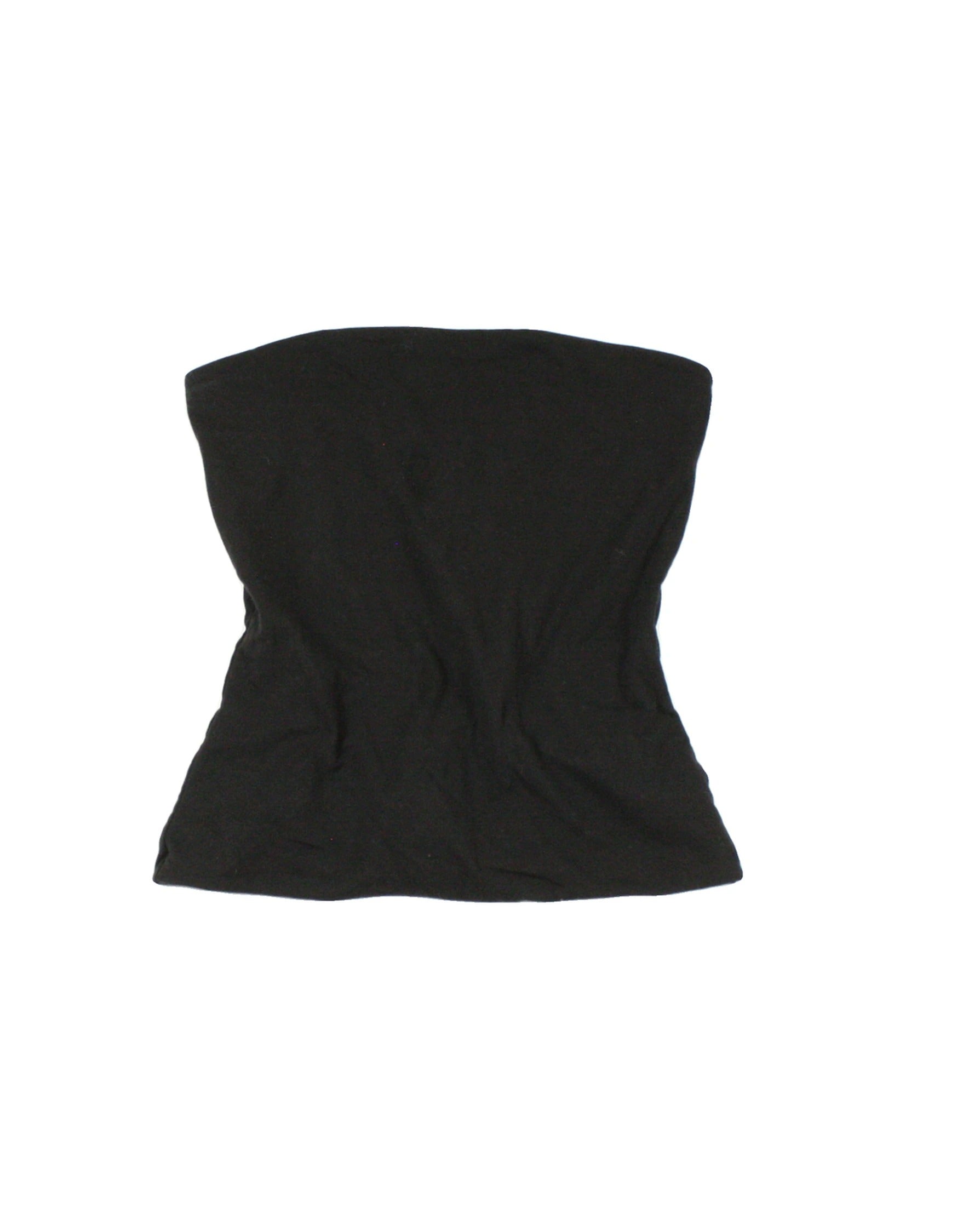 Aritzia Contour Women's Black Tube Top with Stretch Round Neck – Size S