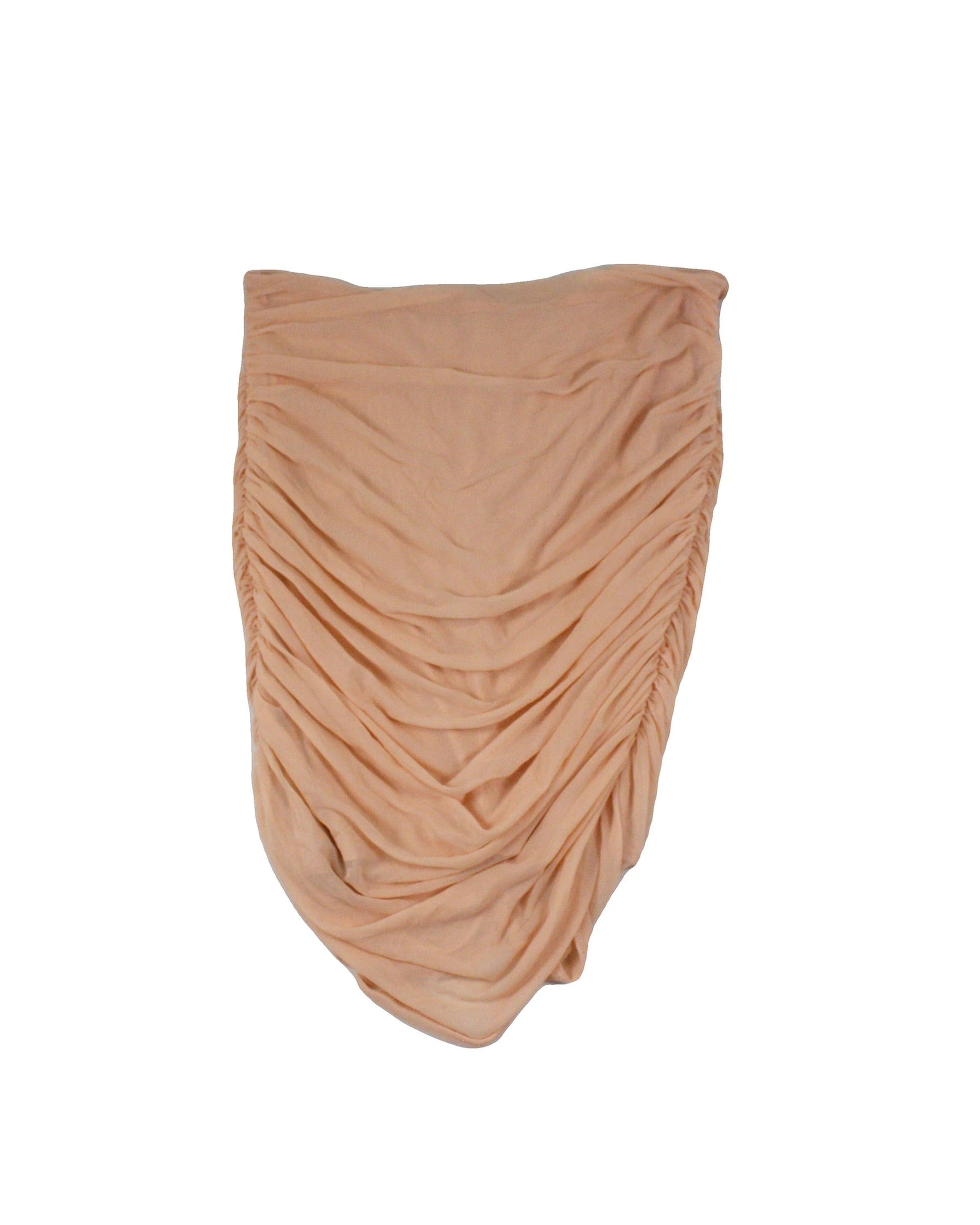 Guess Women's Peach Tube Top with Back Zip – Size S