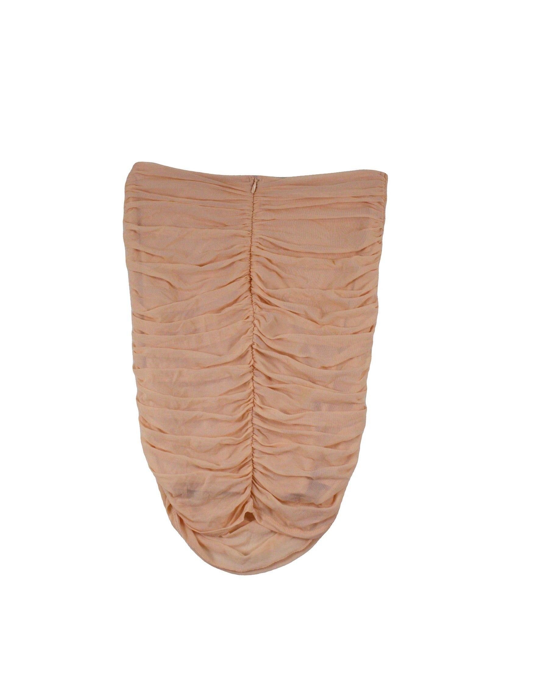 Guess Women's Peach Tube Top with Back Zip – Size S
