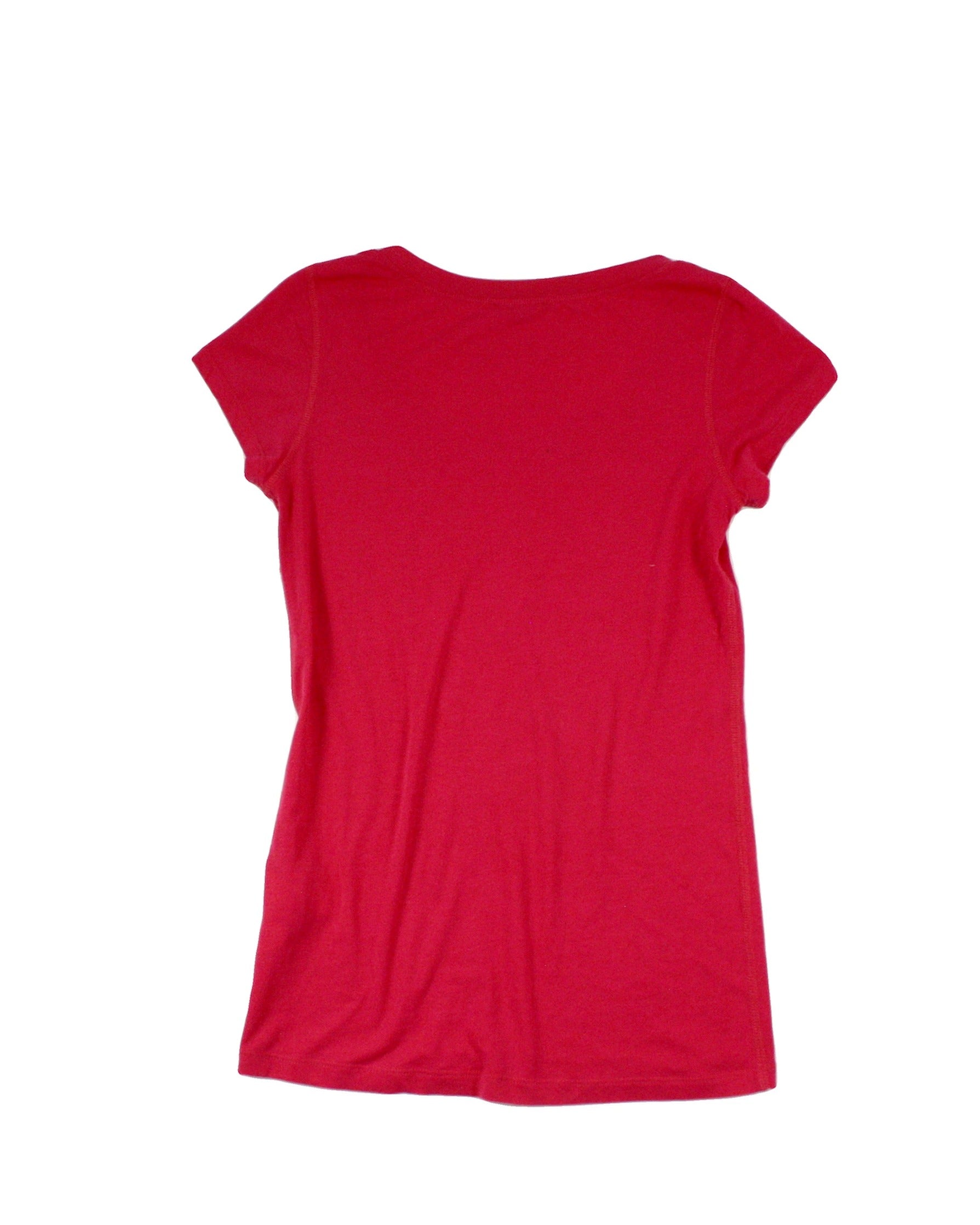 Theory Women's Magenta Scoop Neck T-Shirt – Size S