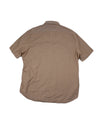 Burberry Brit Designer Men's Taupe Short Sleeve Shirt with Embroidered Logo – Size Not Listed