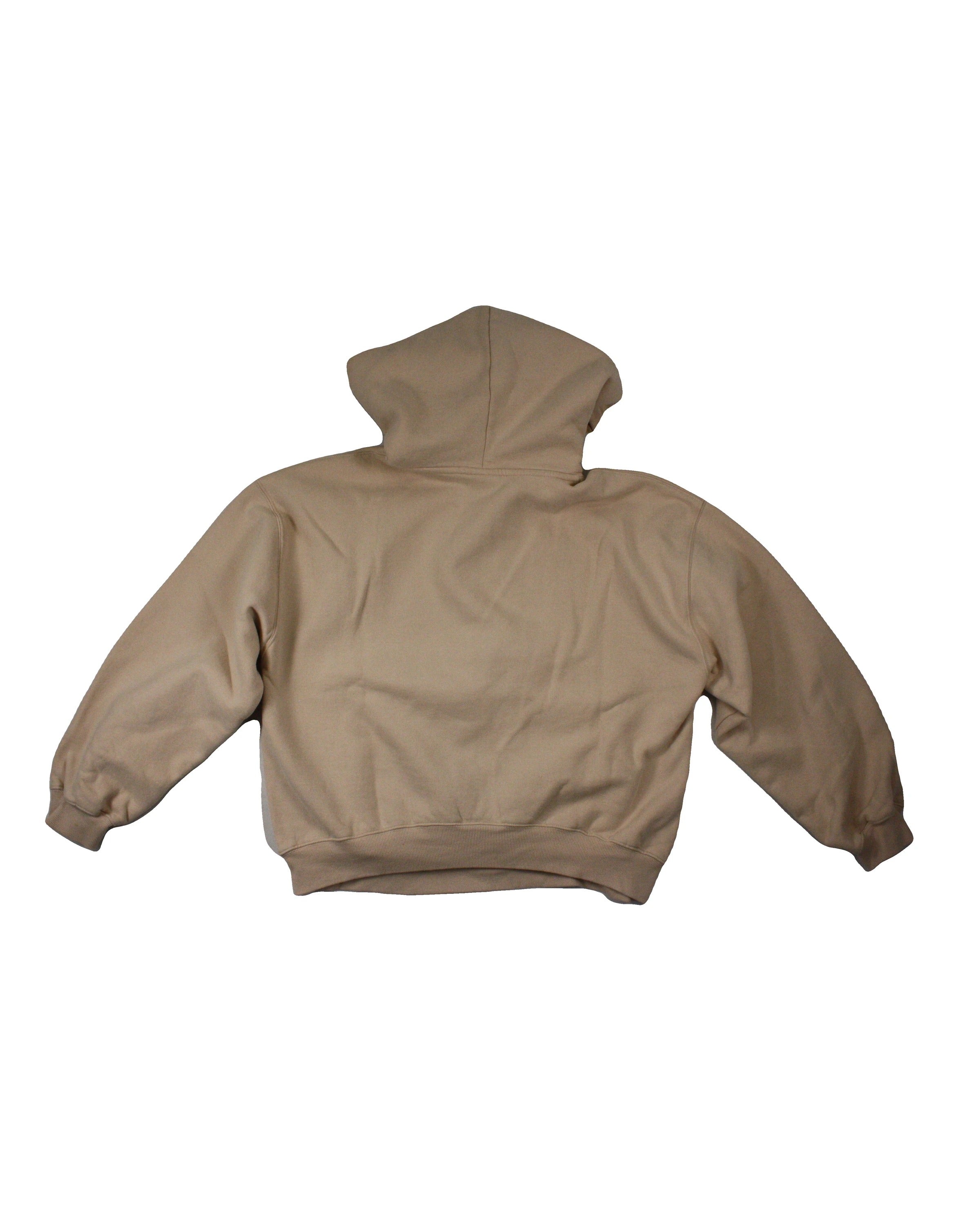 Aritzia Sweatfleece Women's Beige Long Sleeve Hooded Sweatshirt – Size 2