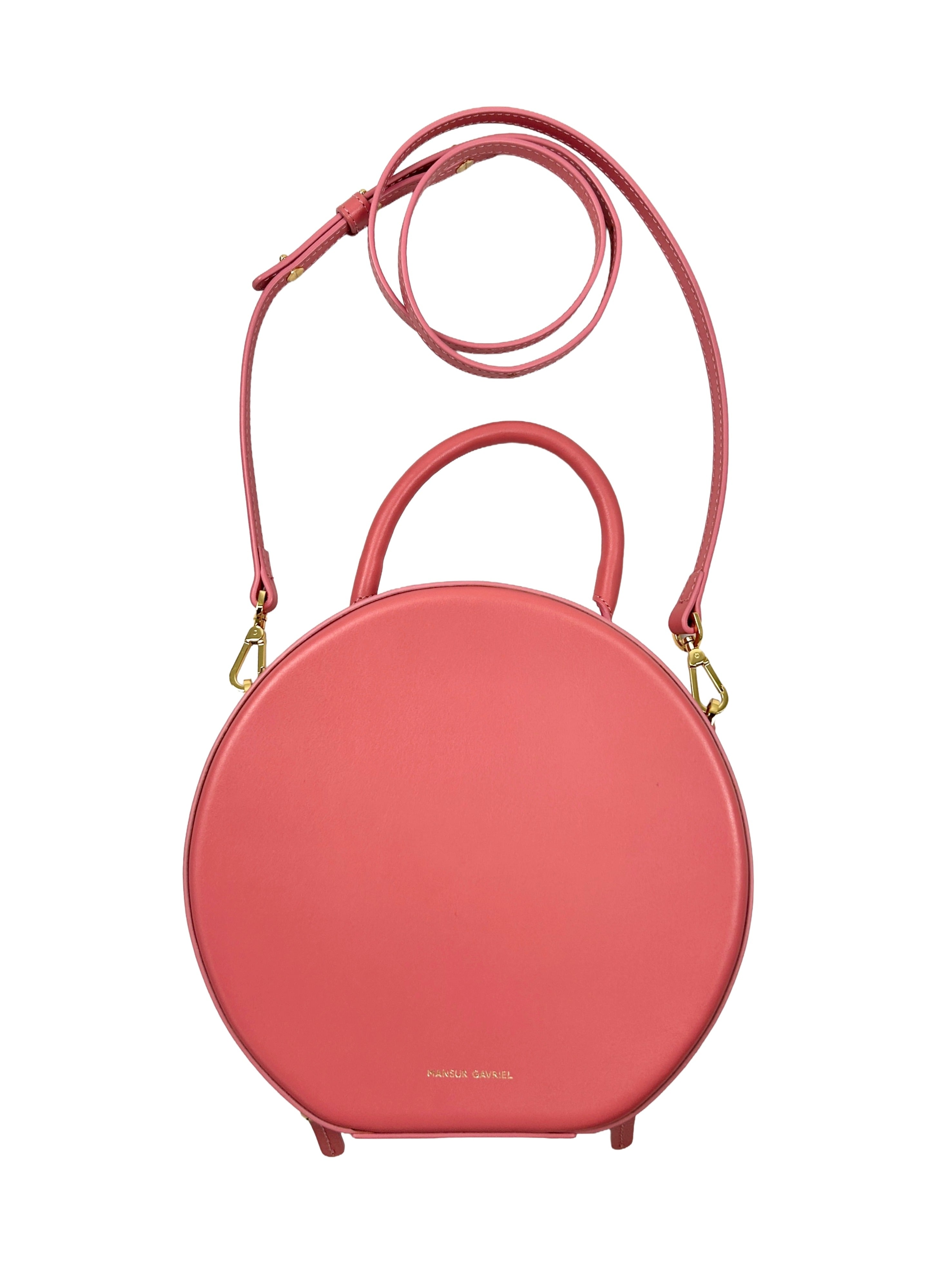 Mansur Gavriel Pink Calf Leather Circle Bag
