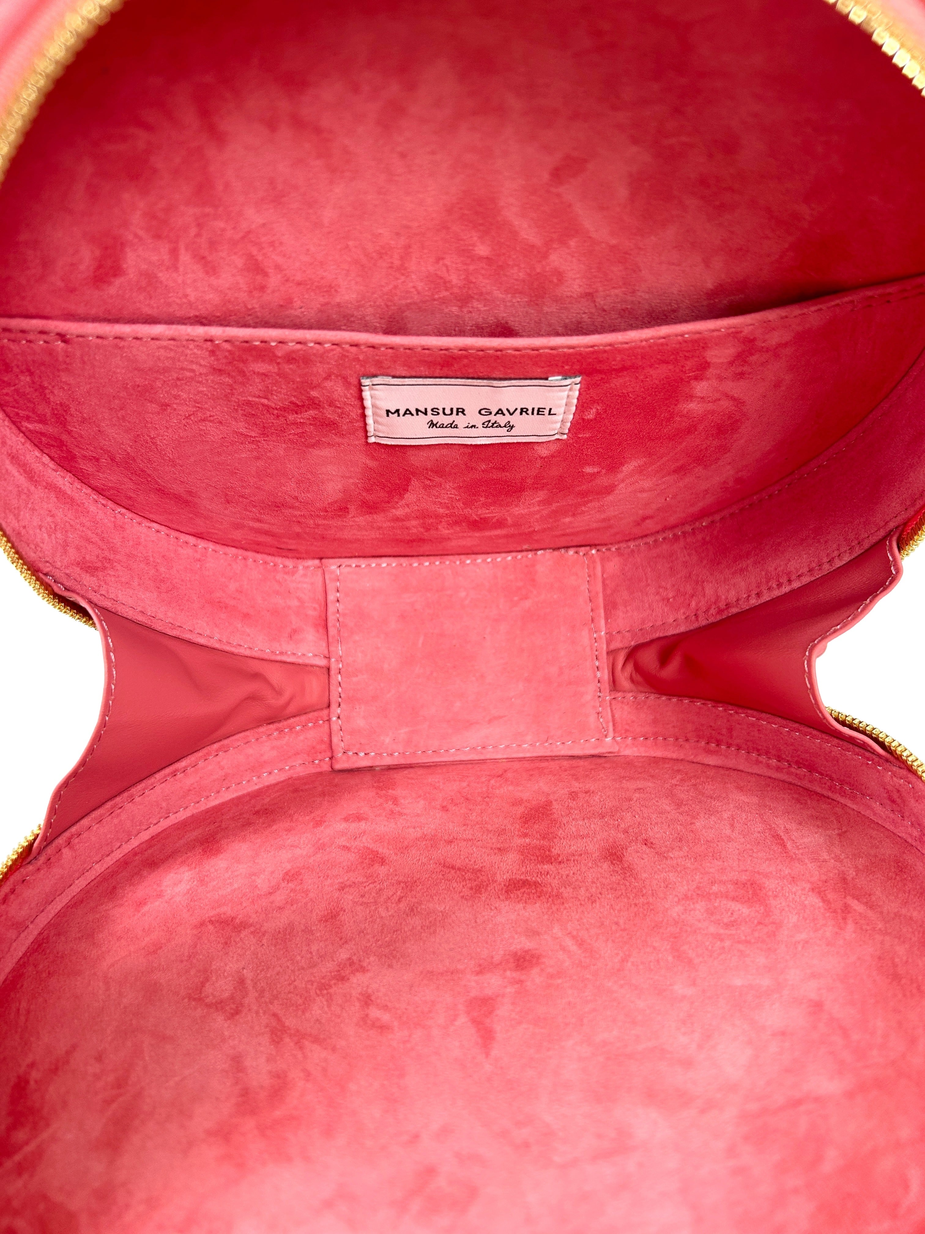 Mansur Gavriel Pink Calf Leather Circle Bag