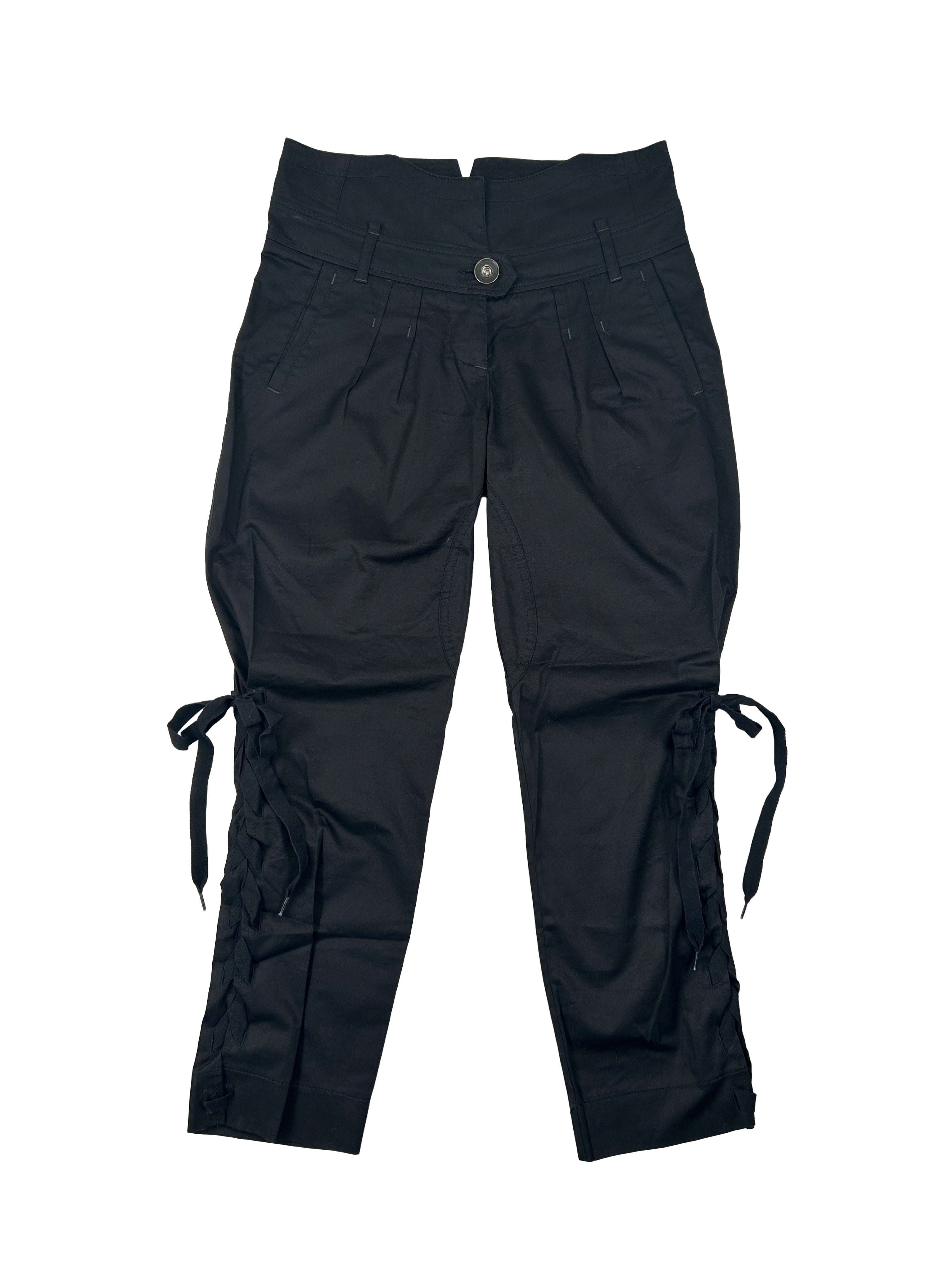 Cop Copine Size 28" Lace-Up Jodhpur Pants
