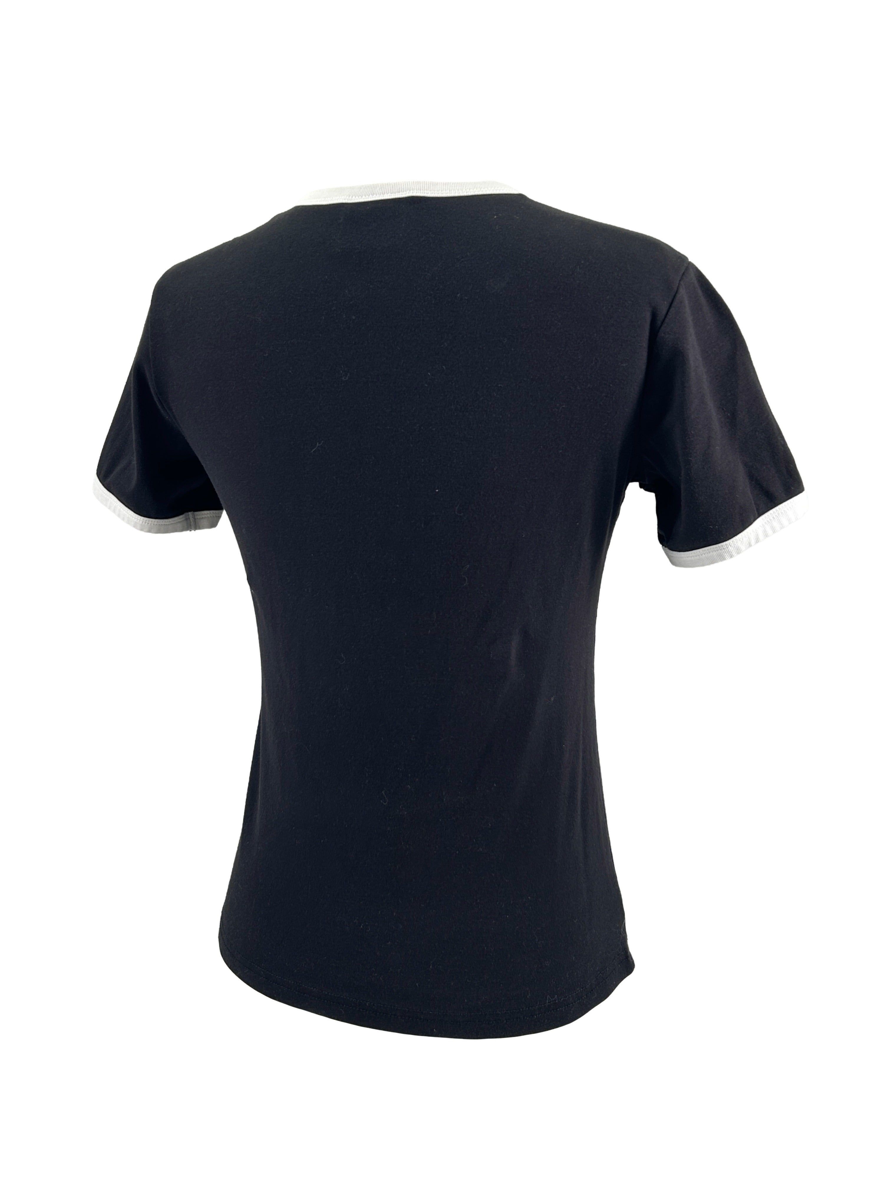 Courreges Size M Signature Contrast T-Shirt
