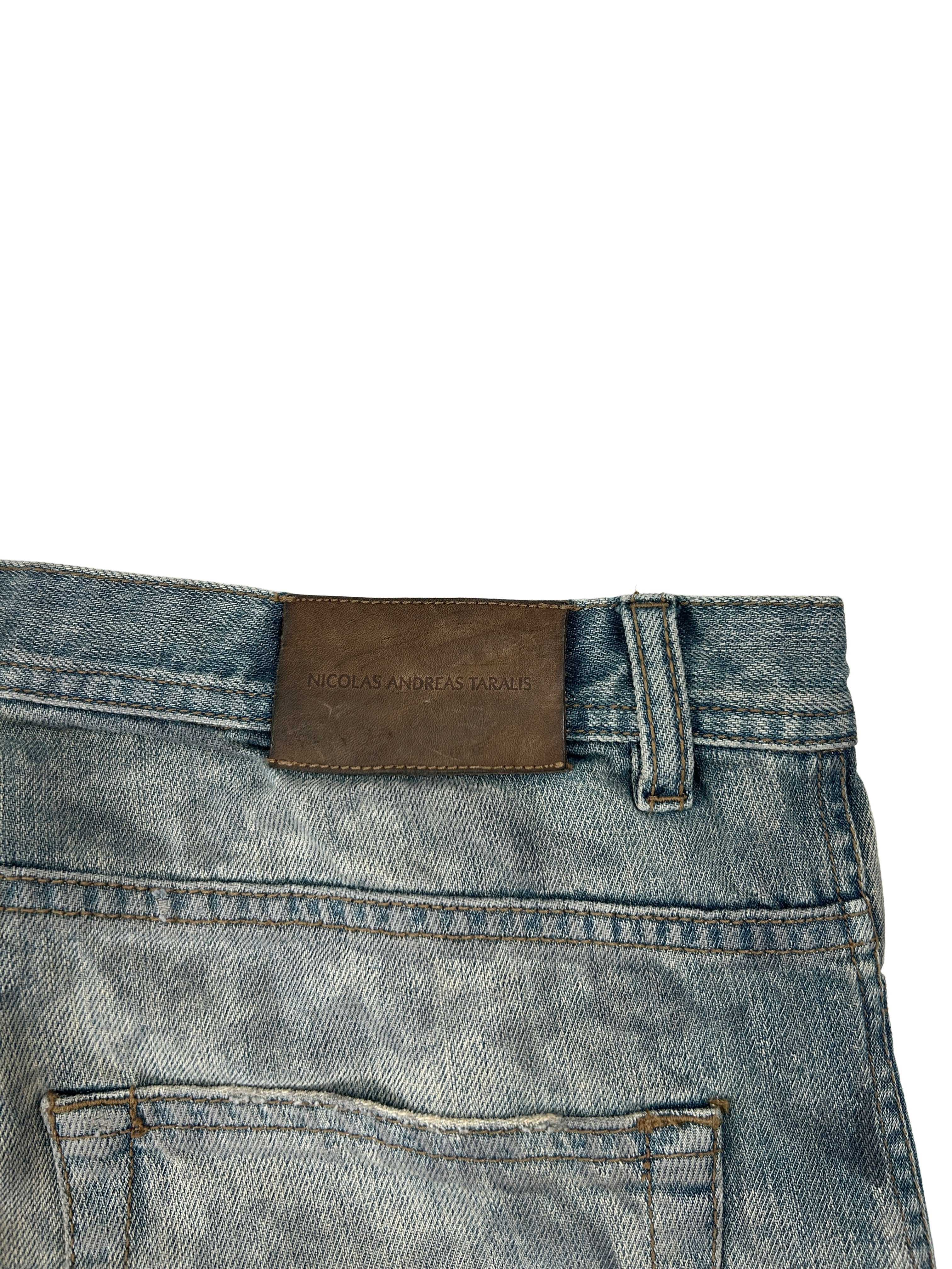 Nicolas Andreas Taralis Size 31 Acid Wash Jeans
