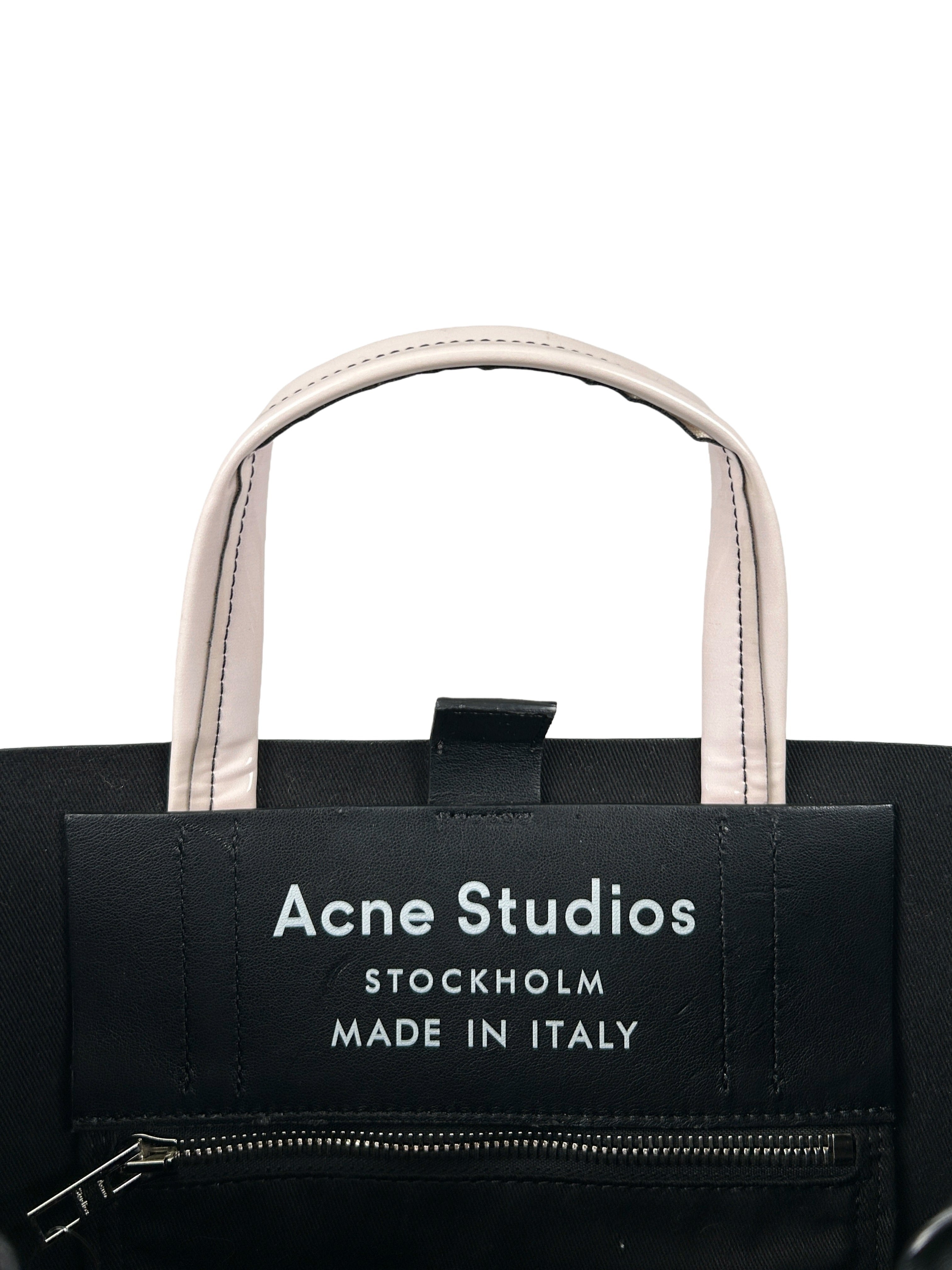 Acne Studios Baker Lips Print Patent Tote Bag