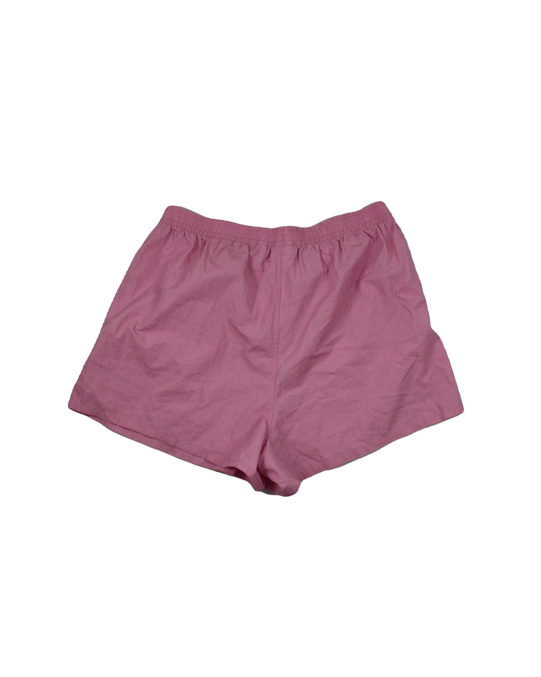 TNA Women's Pink Mini Shorts with Elastic Waist and Button Detail – Waist 28