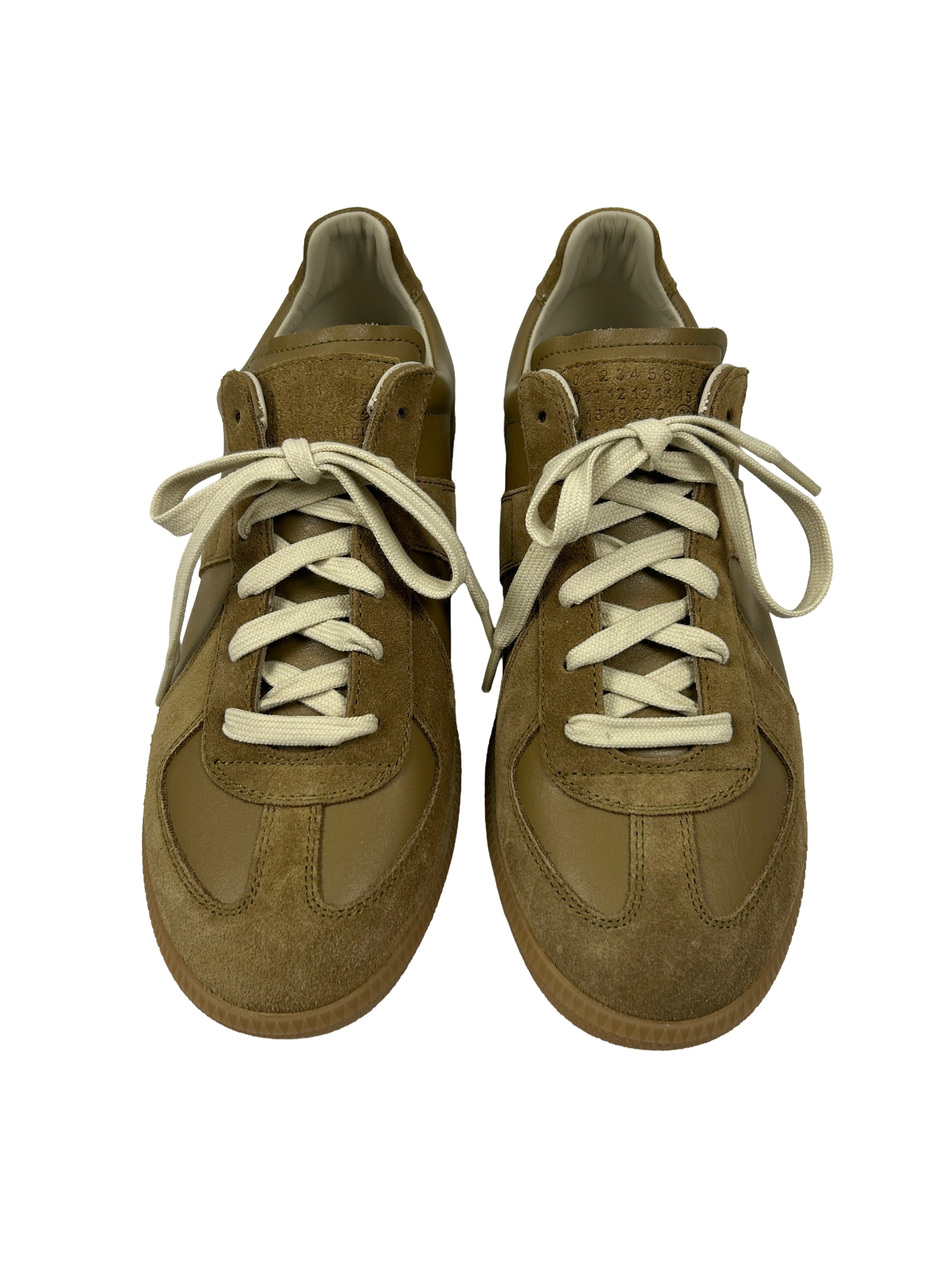 Maison Margiela Size 43 Khaki Replica Sneakers
