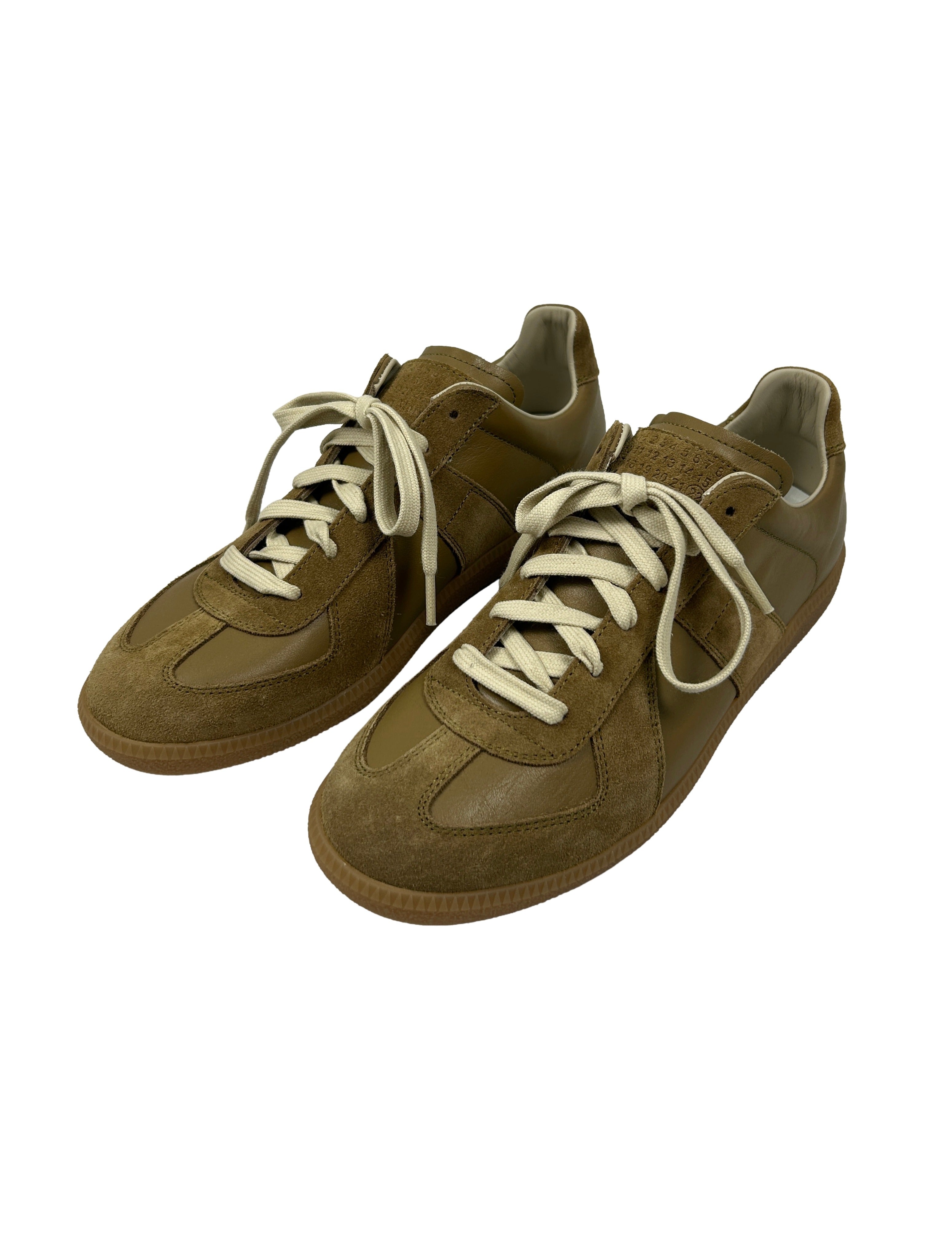 Maison Margiela Size 43 Khaki Replica Sneakers