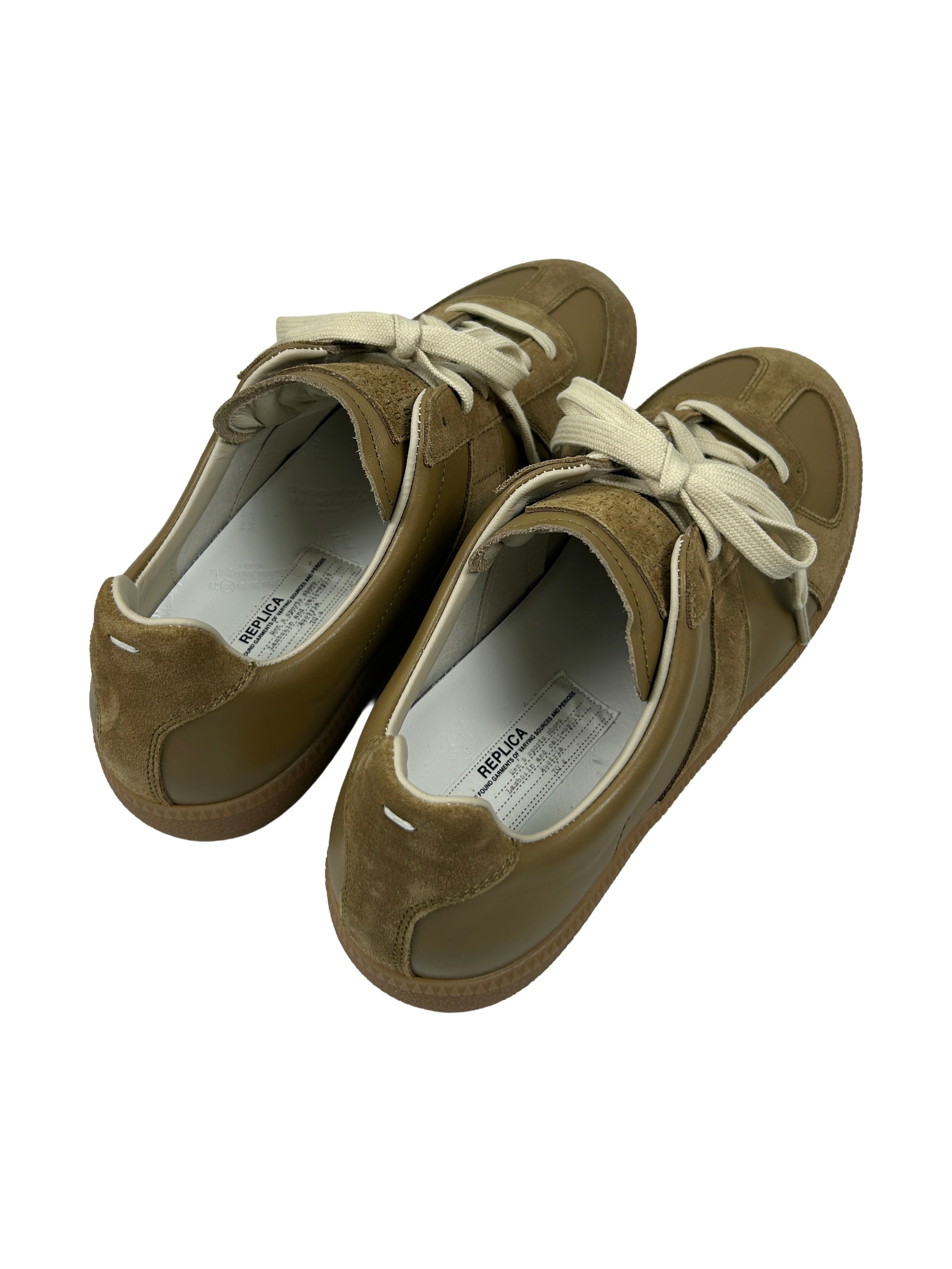Maison Margiela Size 43 Khaki Replica Sneakers