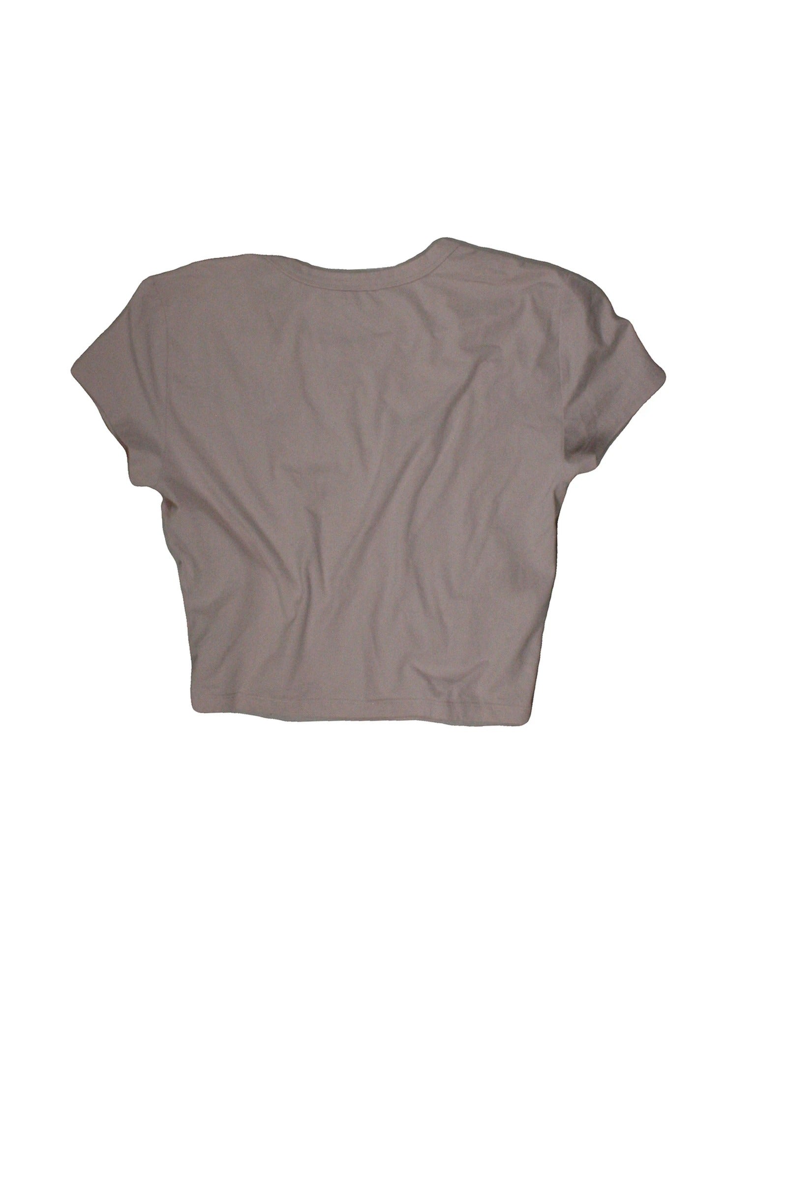 TNAChill Women's Light Pink Short Sleeve Top with Front Cutout – Size L