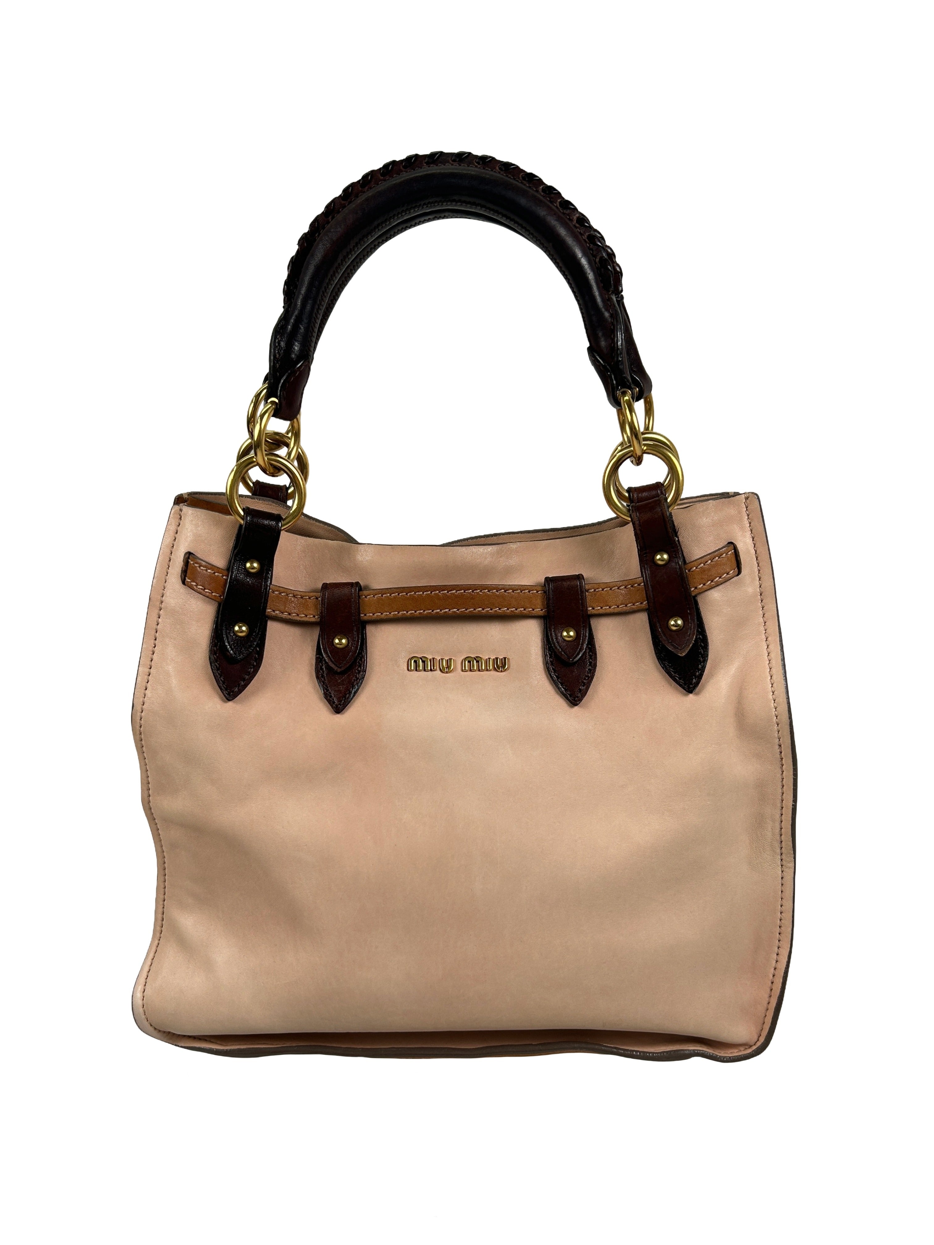 Miu Miu Tri-Colour Belted Bag