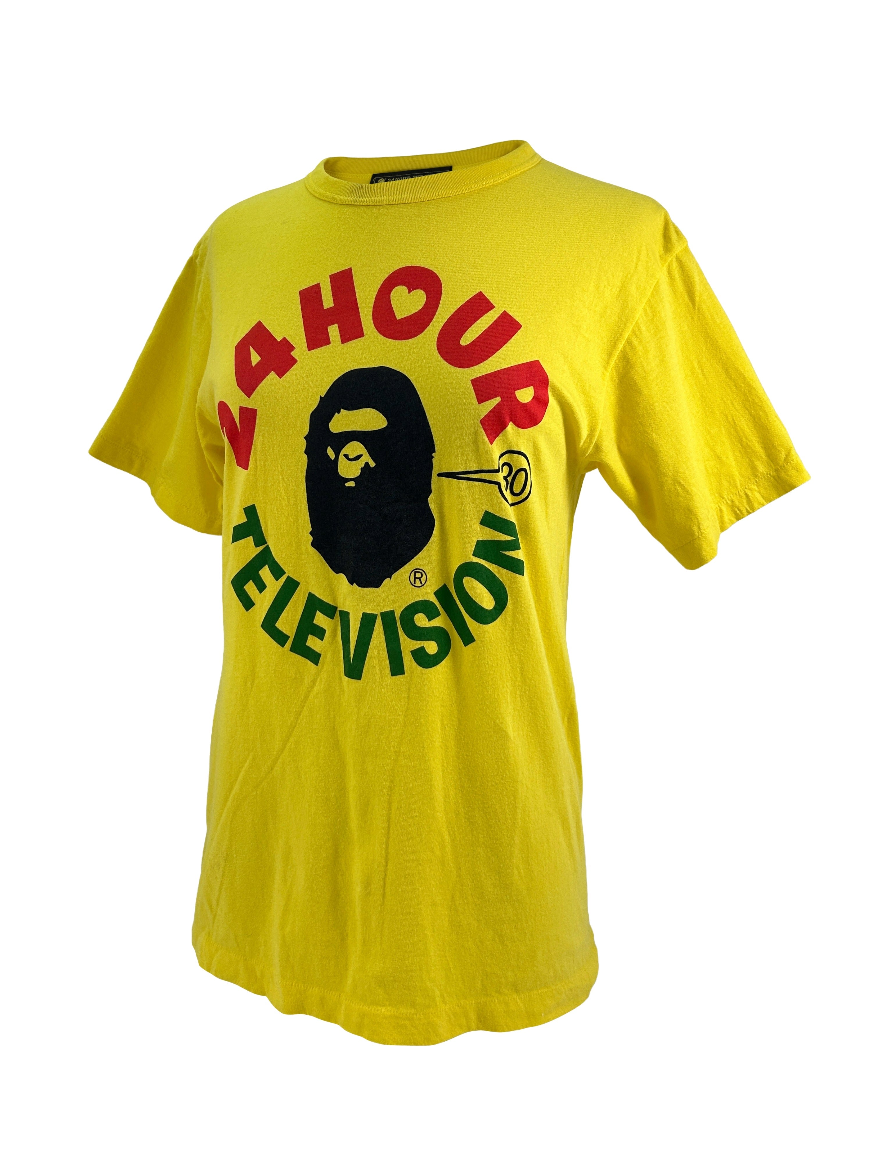 Bape x 24 Hour Television Graphic Logo T-Shirt