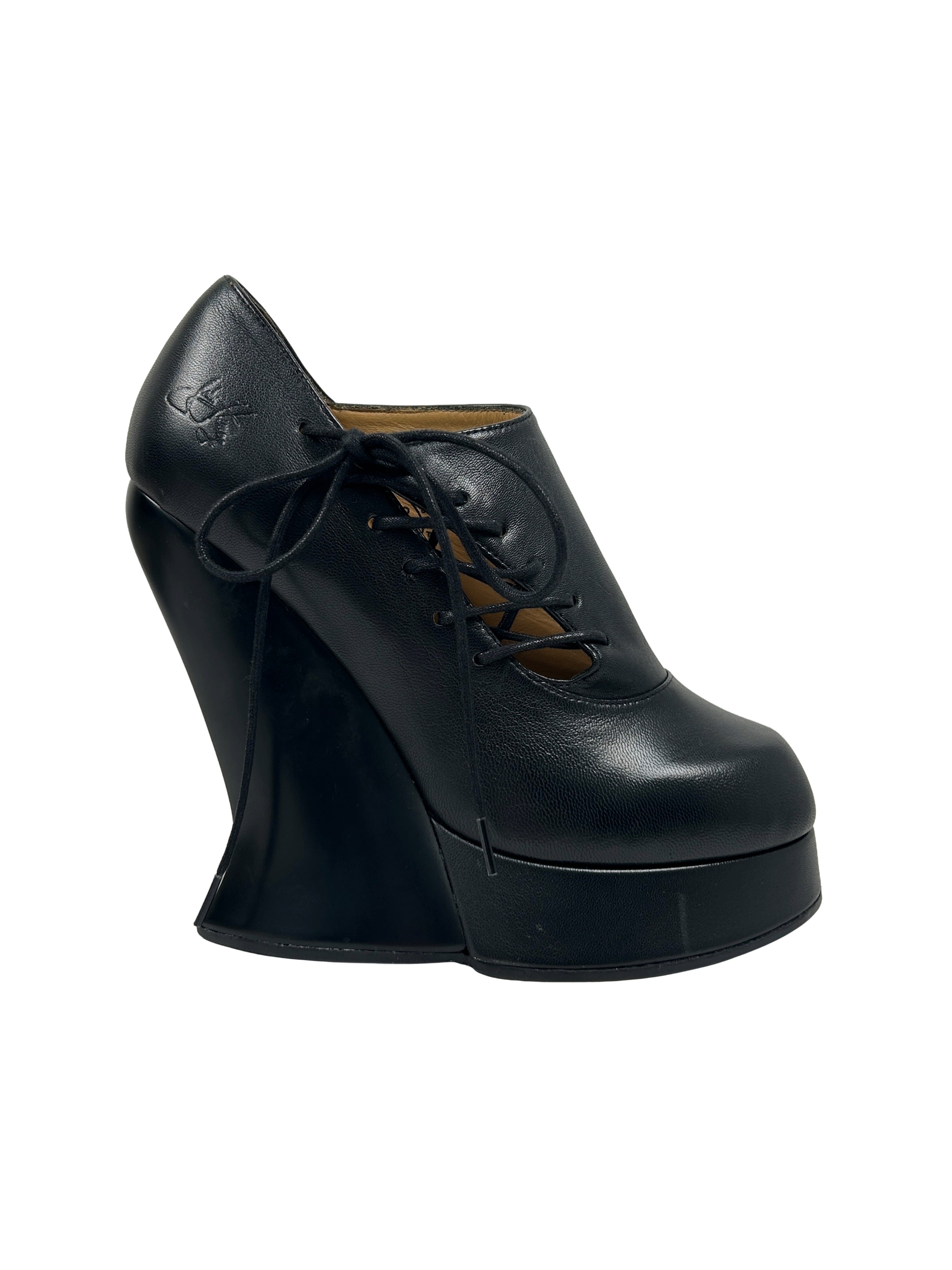 John Fluevog Size 8 Grand National Platform Heels