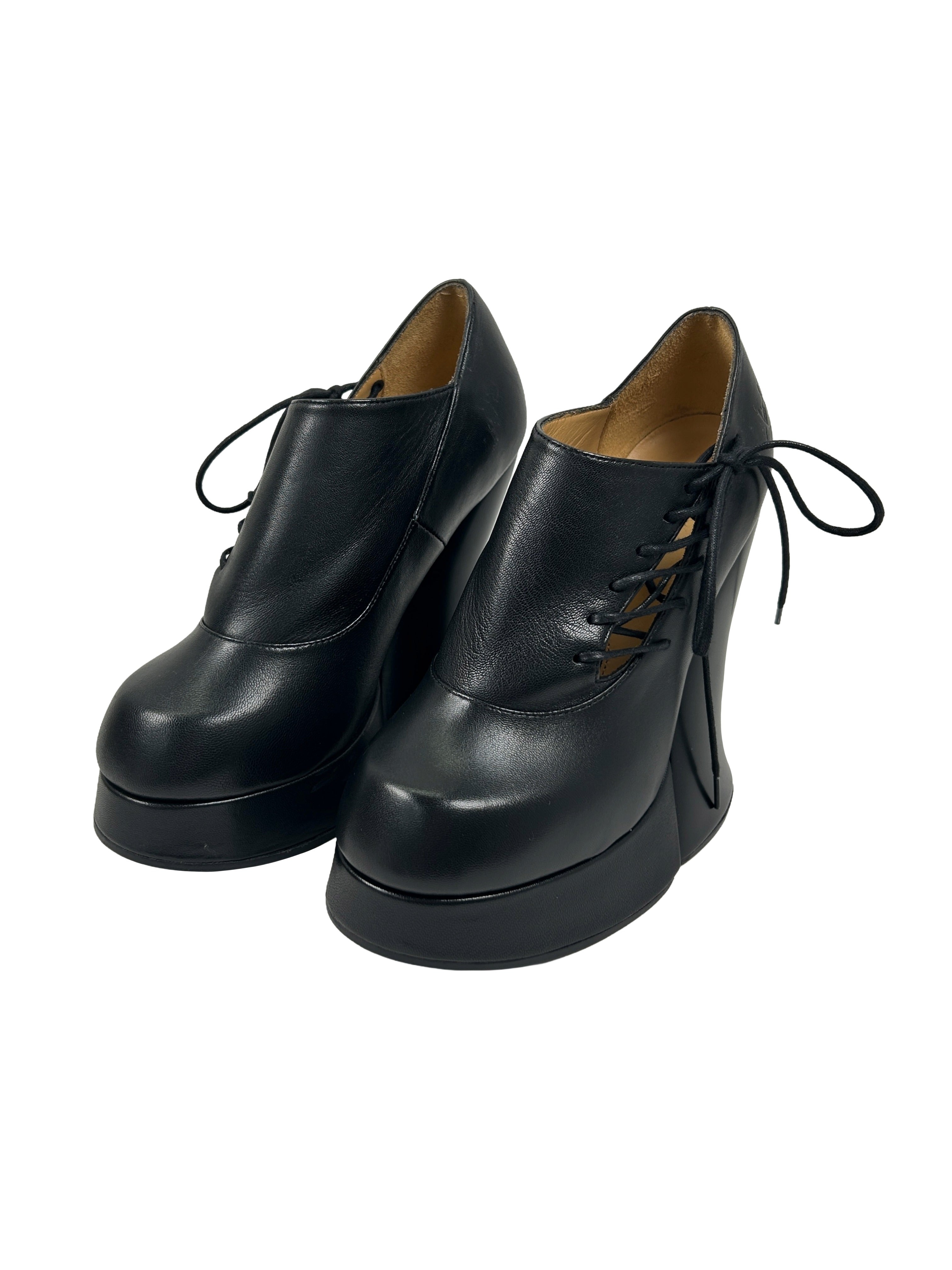 John Fluevog Size 8 Grand National Platform Heels