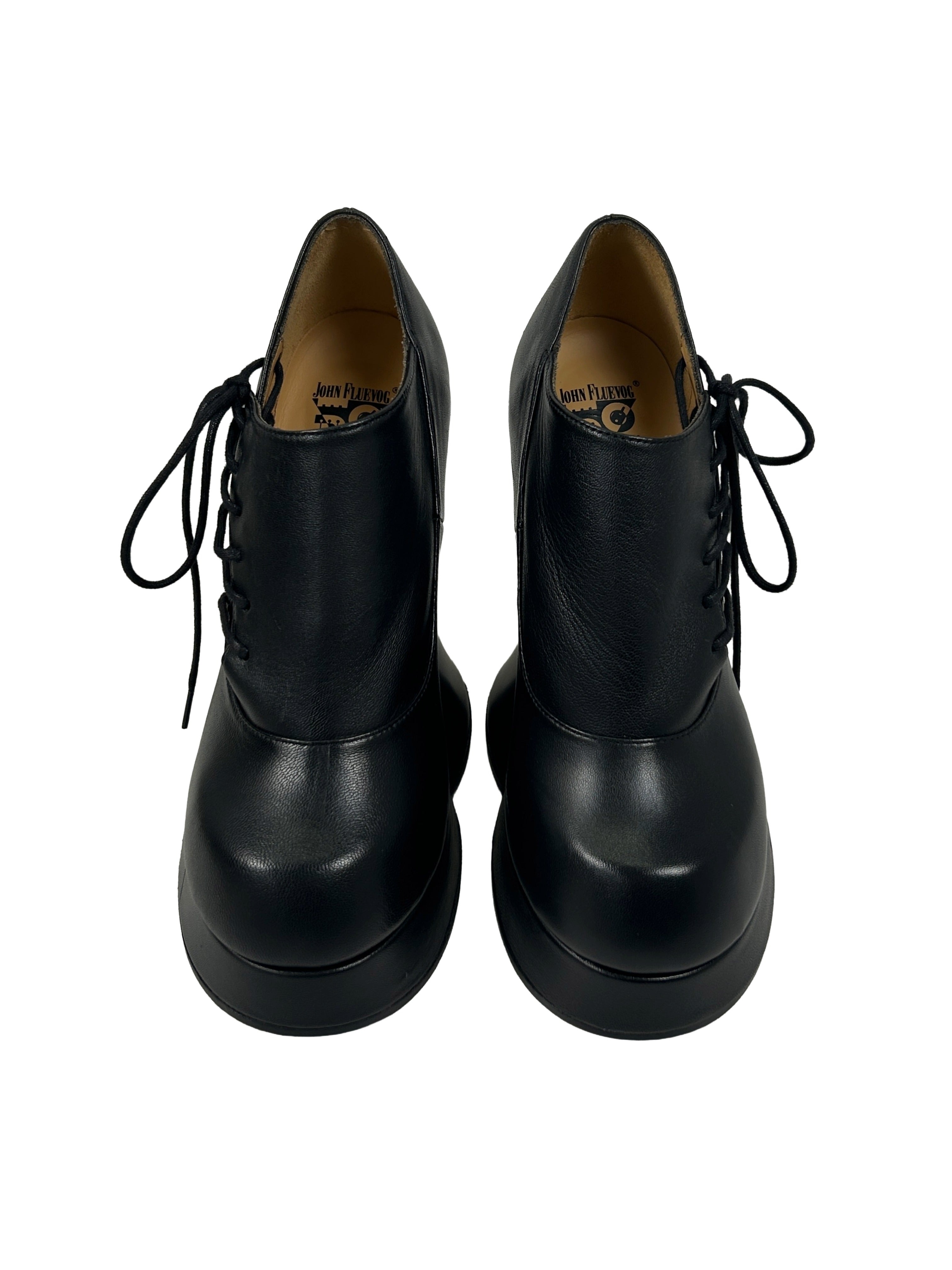 John Fluevog Size 8 Grand National Platform Heels