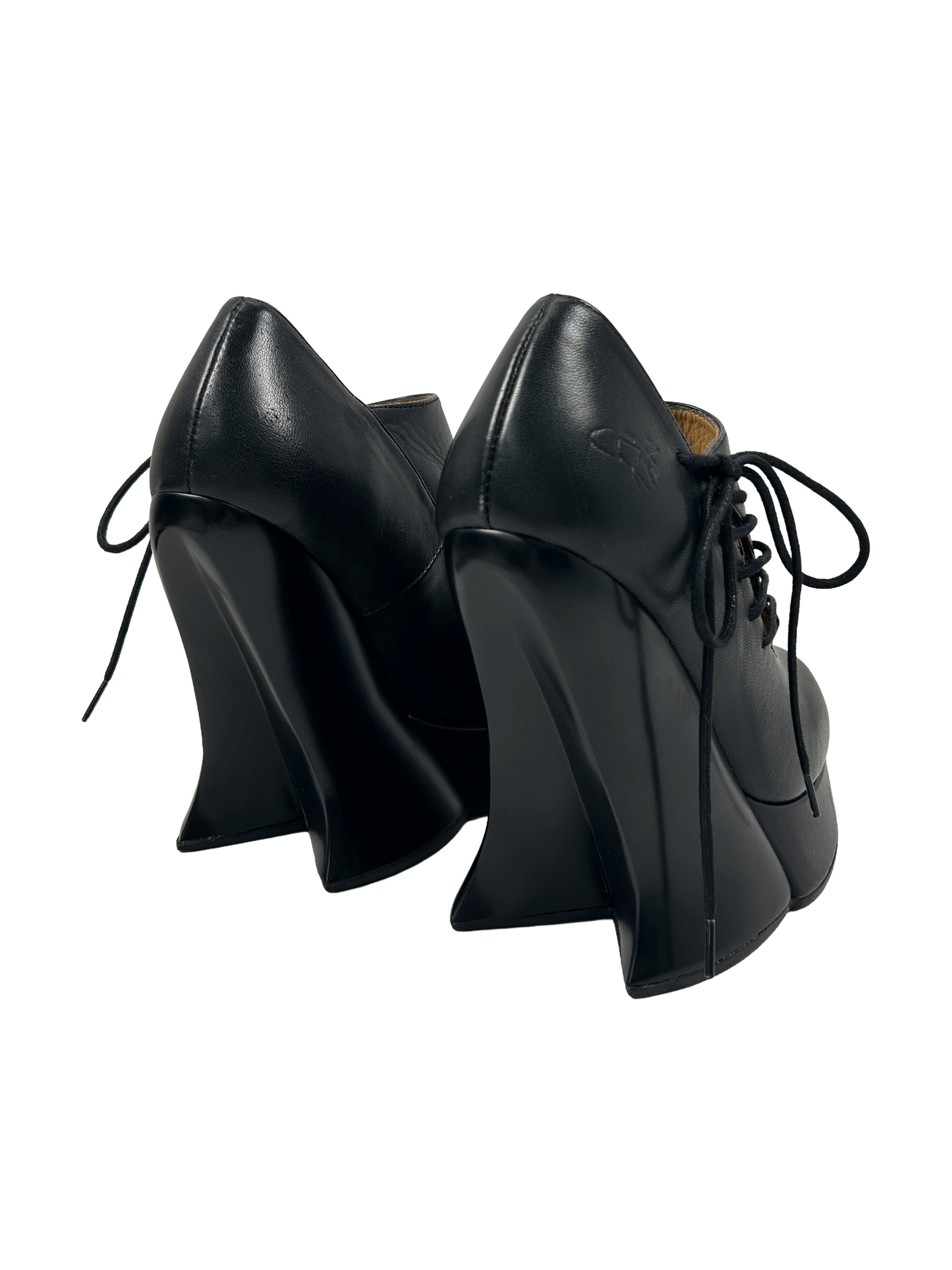 John Fluevog Size 8 Grand National Platform Heels