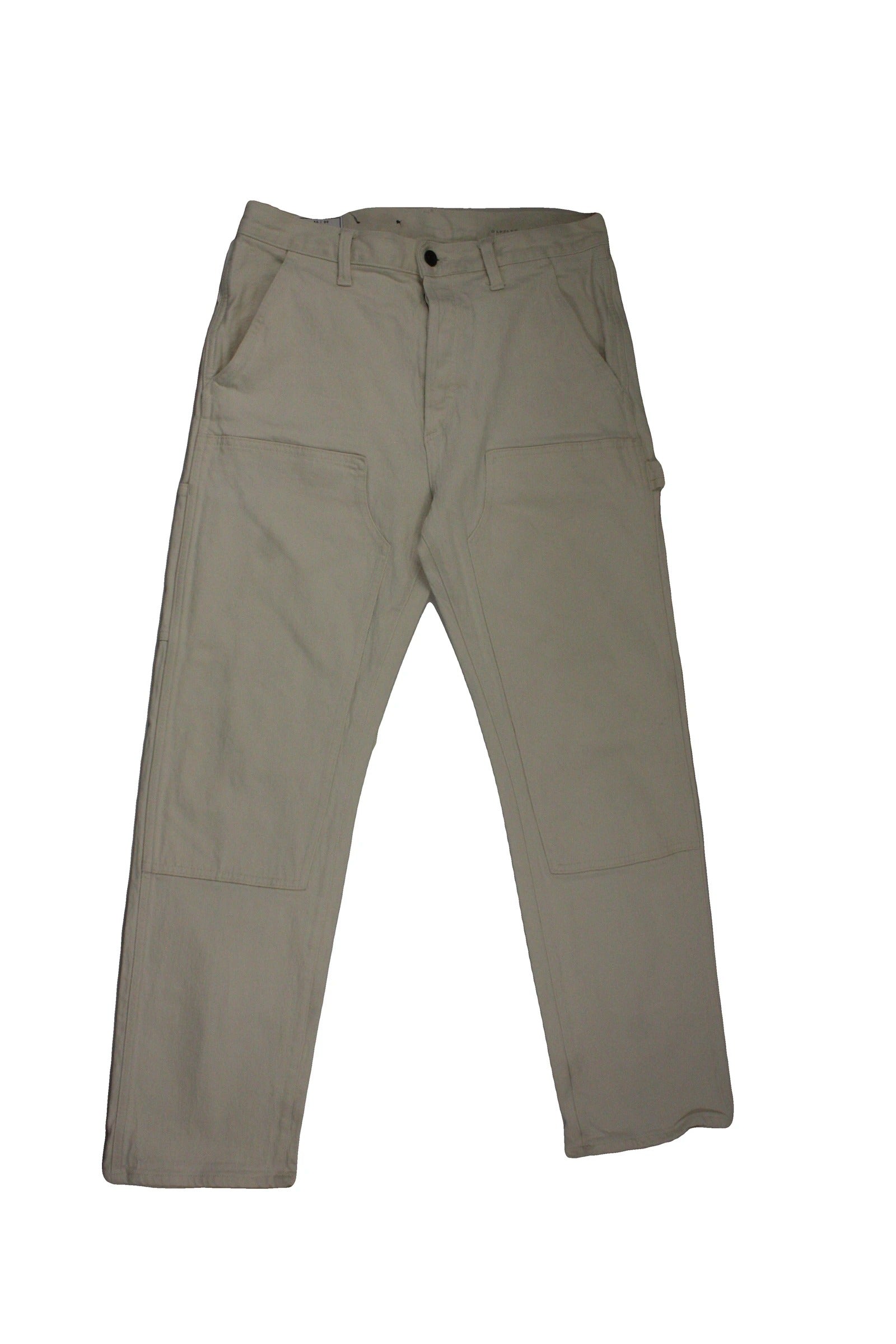 Gap Men's Cream Tapered Jeans with Panel Detailing – Waist 30
