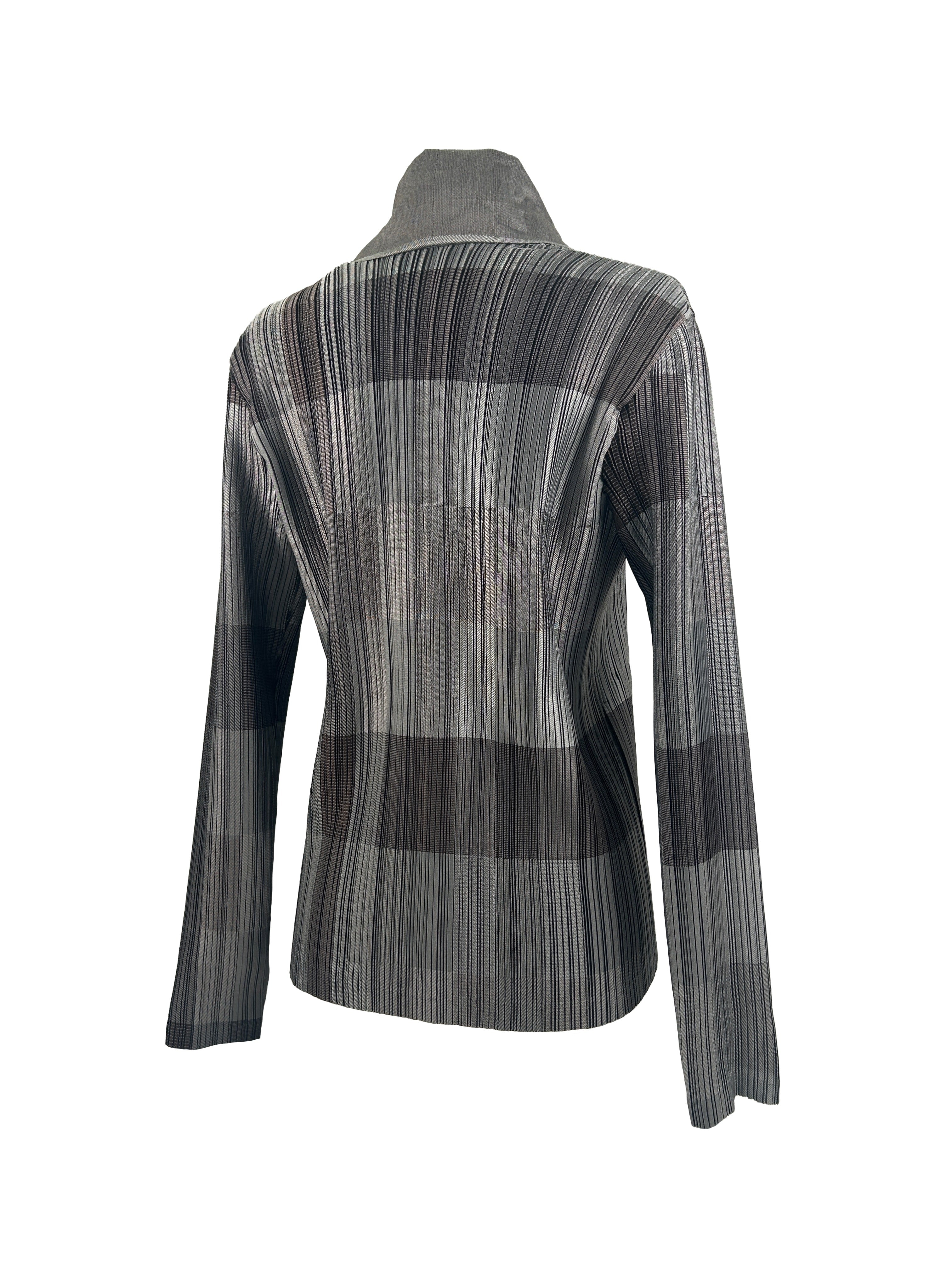 Issey Miyake Size 3 Plisse Cardigan