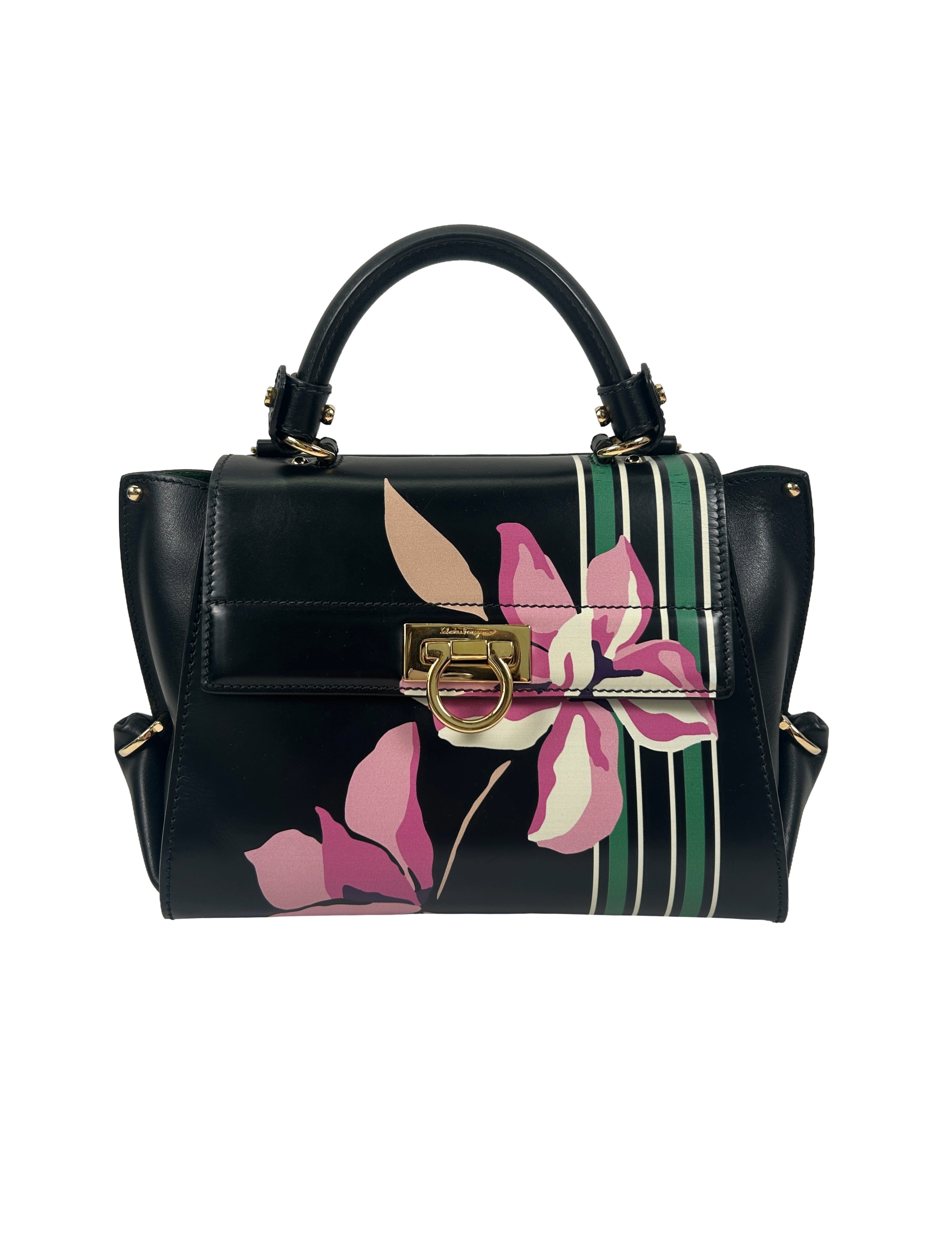 Salvatore Ferragamo Small Sofia Floral Print Bag