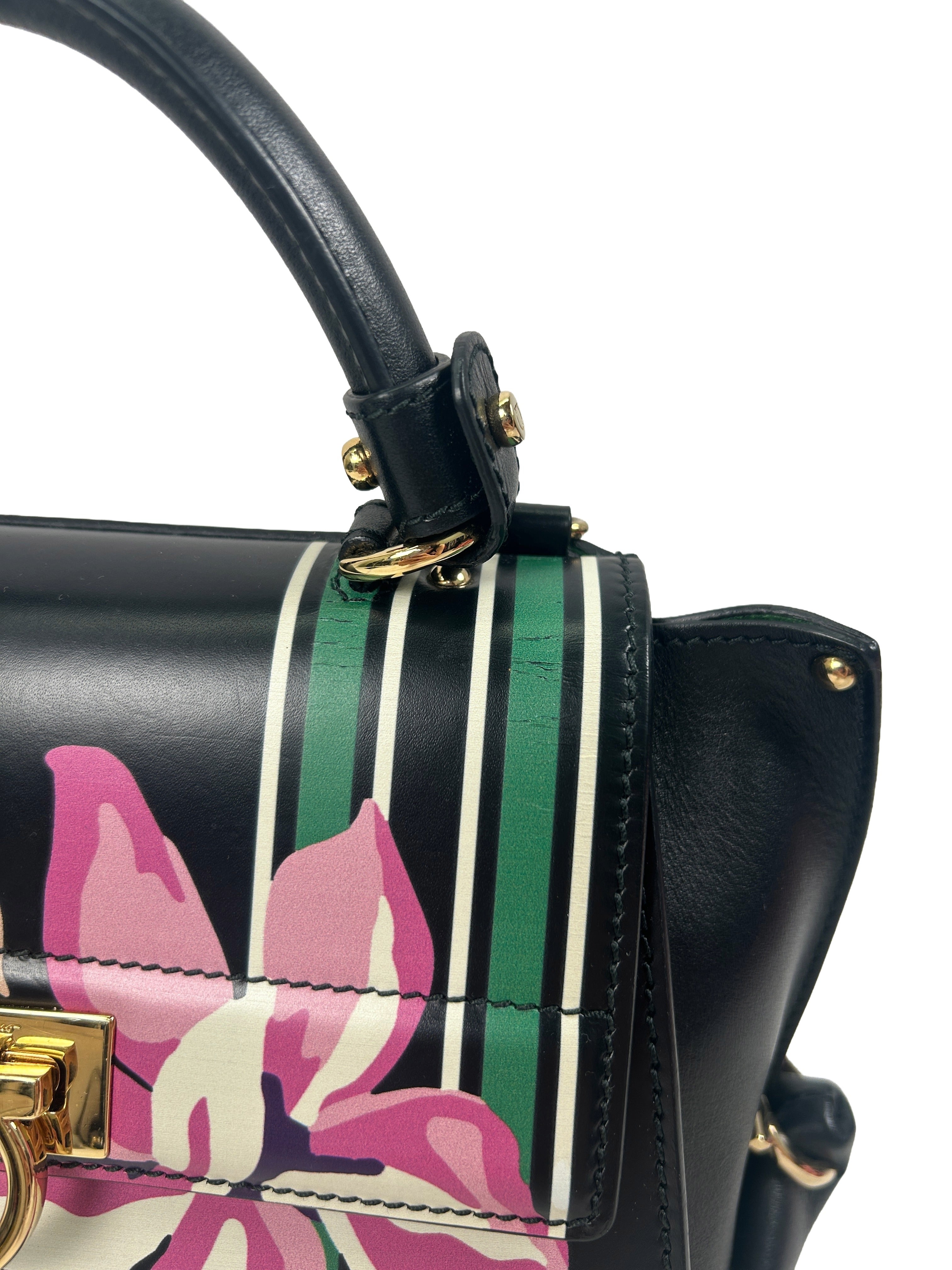 Salvatore Ferragamo Small Sofia Floral Print Bag