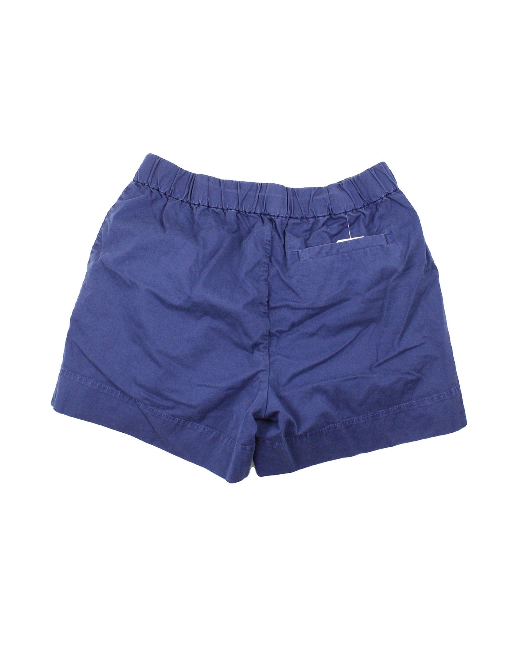 Everlane Women's Blue Elastic-Waist Shorts with Three Pockets – Size 30