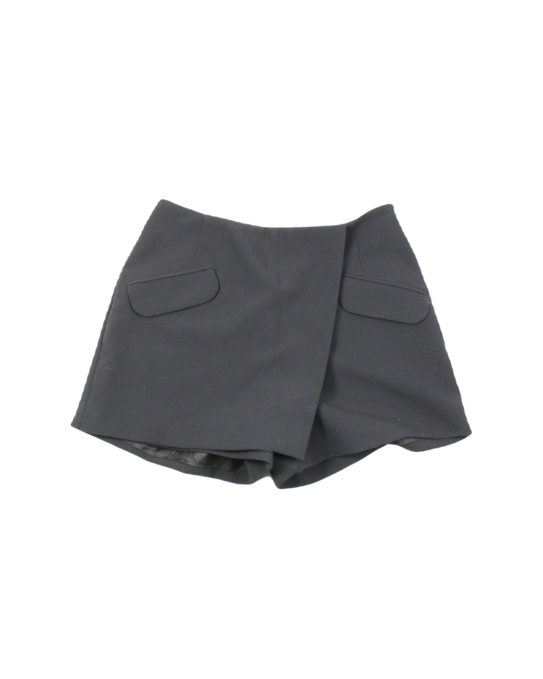 Maeve by Anthropologie Women's Black Four-Pocket Mini Skort – Size 29