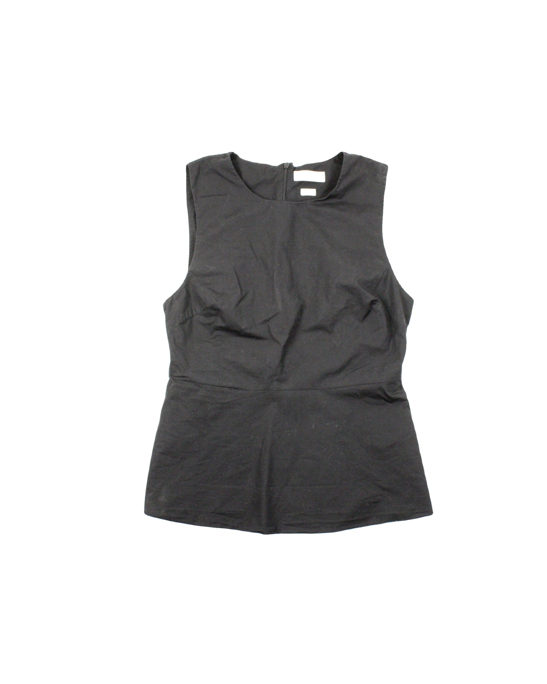 Babaton Women's Black Sleeveless Zip-Up Top – Size 6