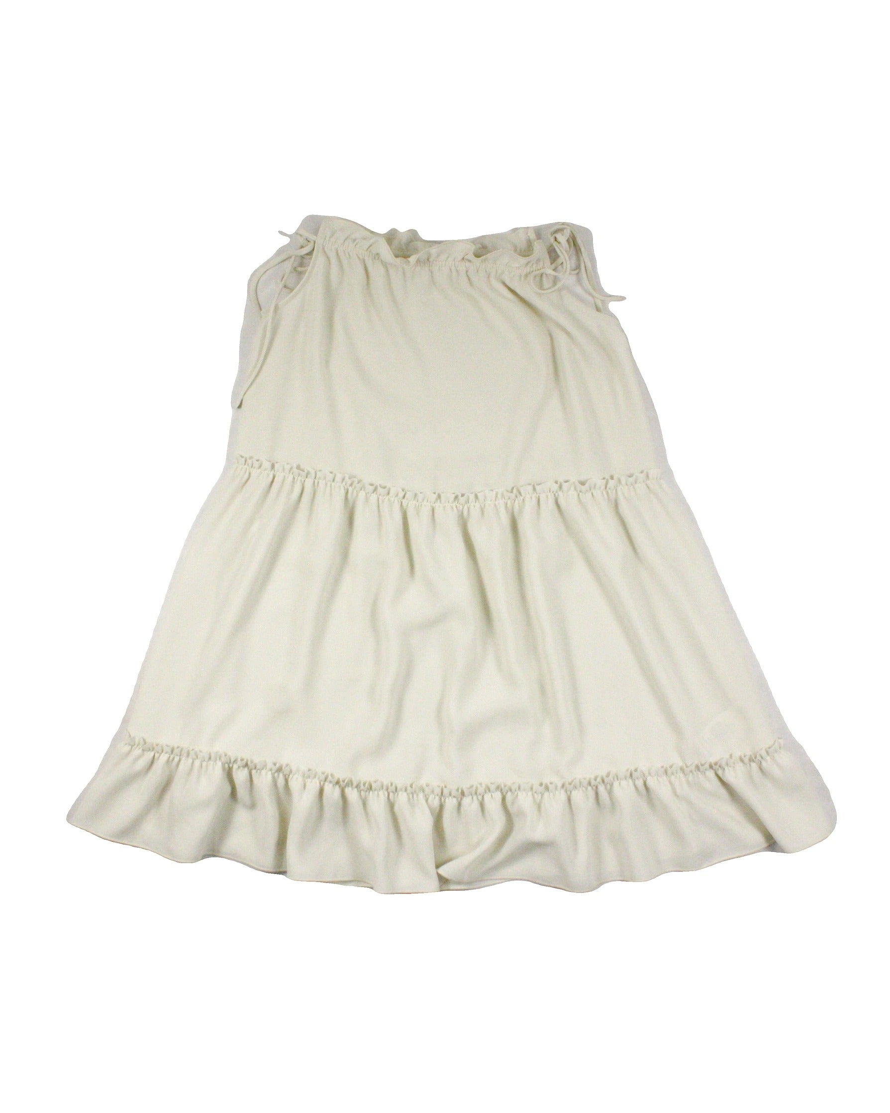 Wilfred Women's Cream Sleeveless Tiered Mini Dress