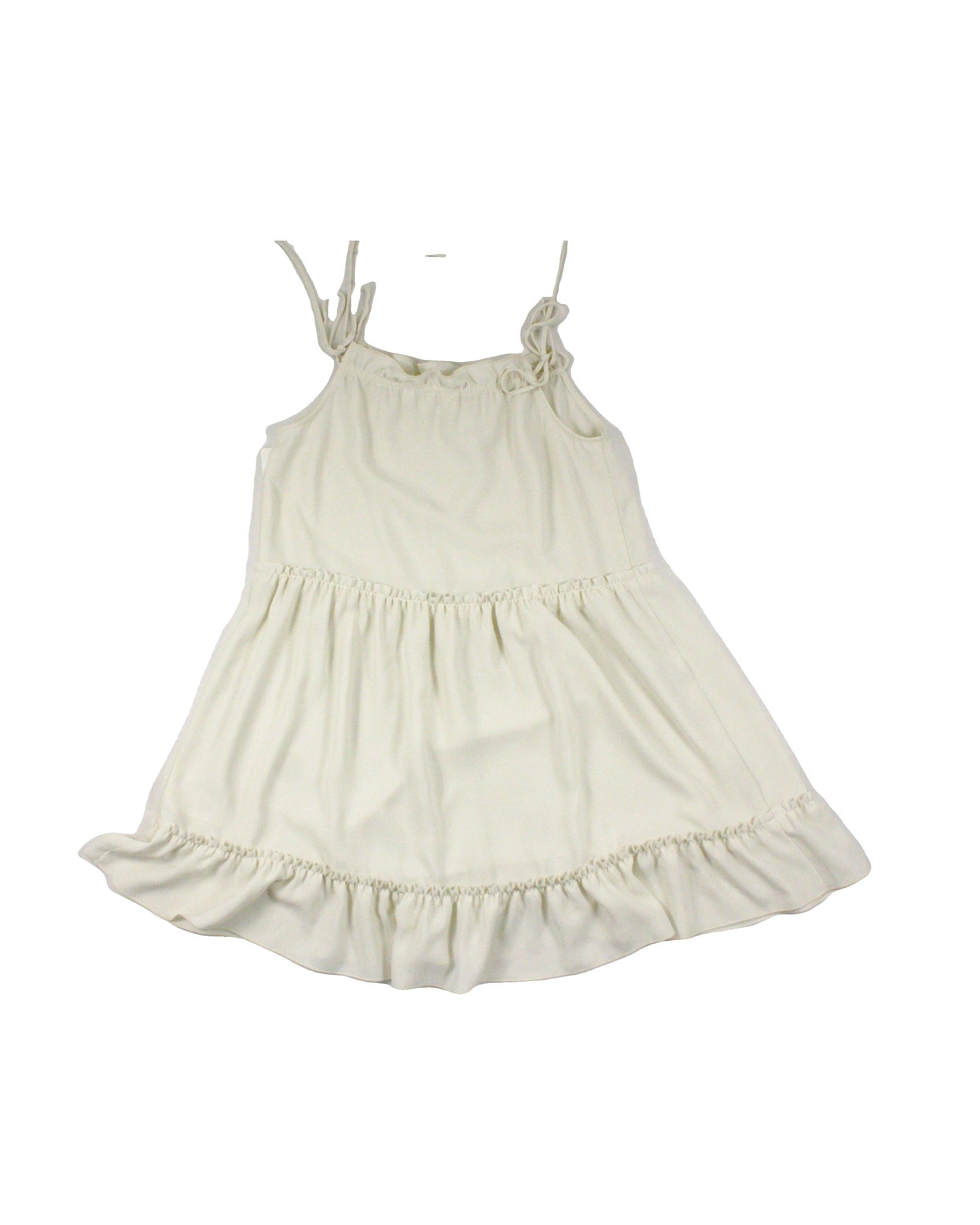 Wilfred Women's Cream Sleeveless Tiered Mini Dress