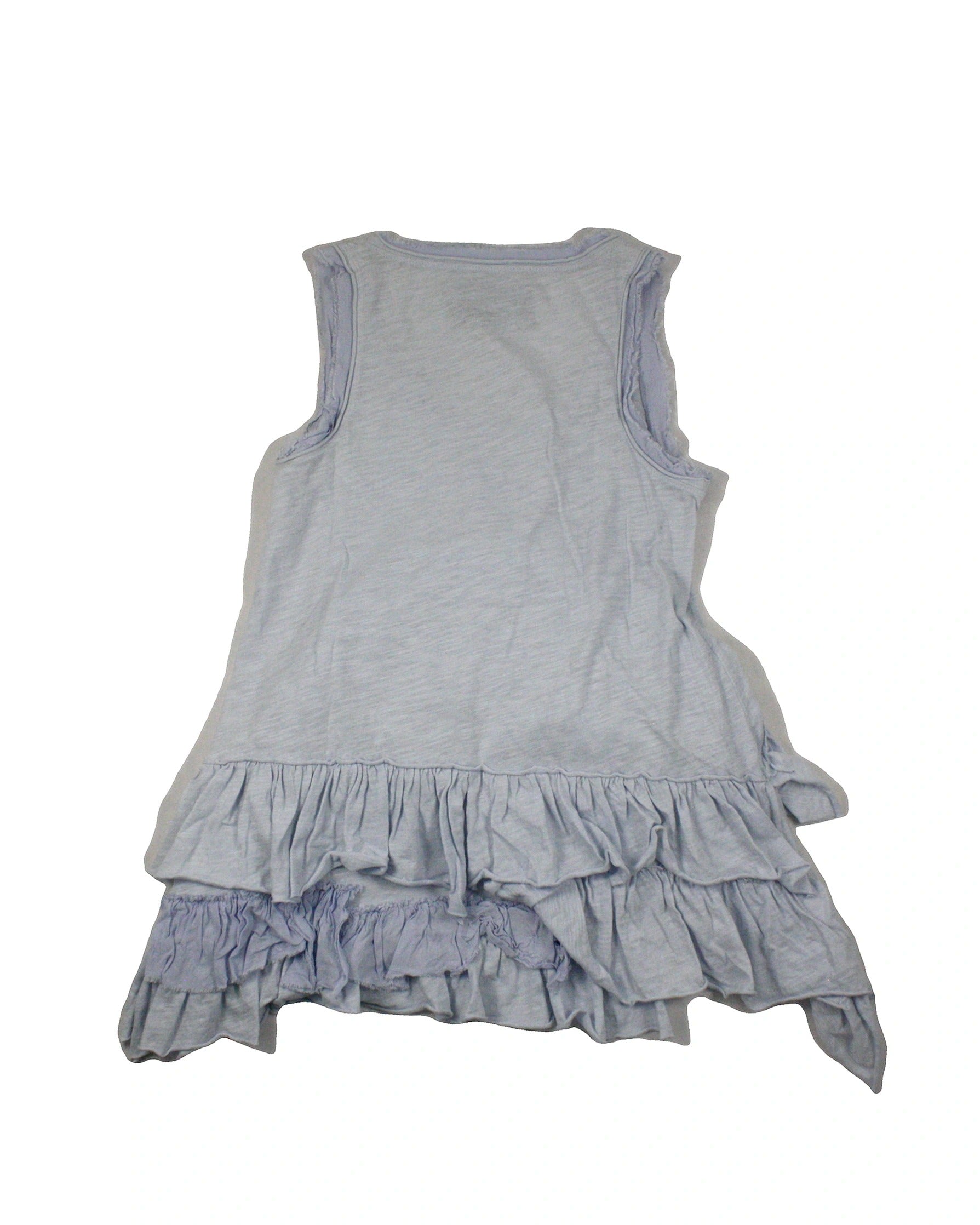 Meadow Rue Women's Light Blue Tiered Sleeveless Top – Size XS