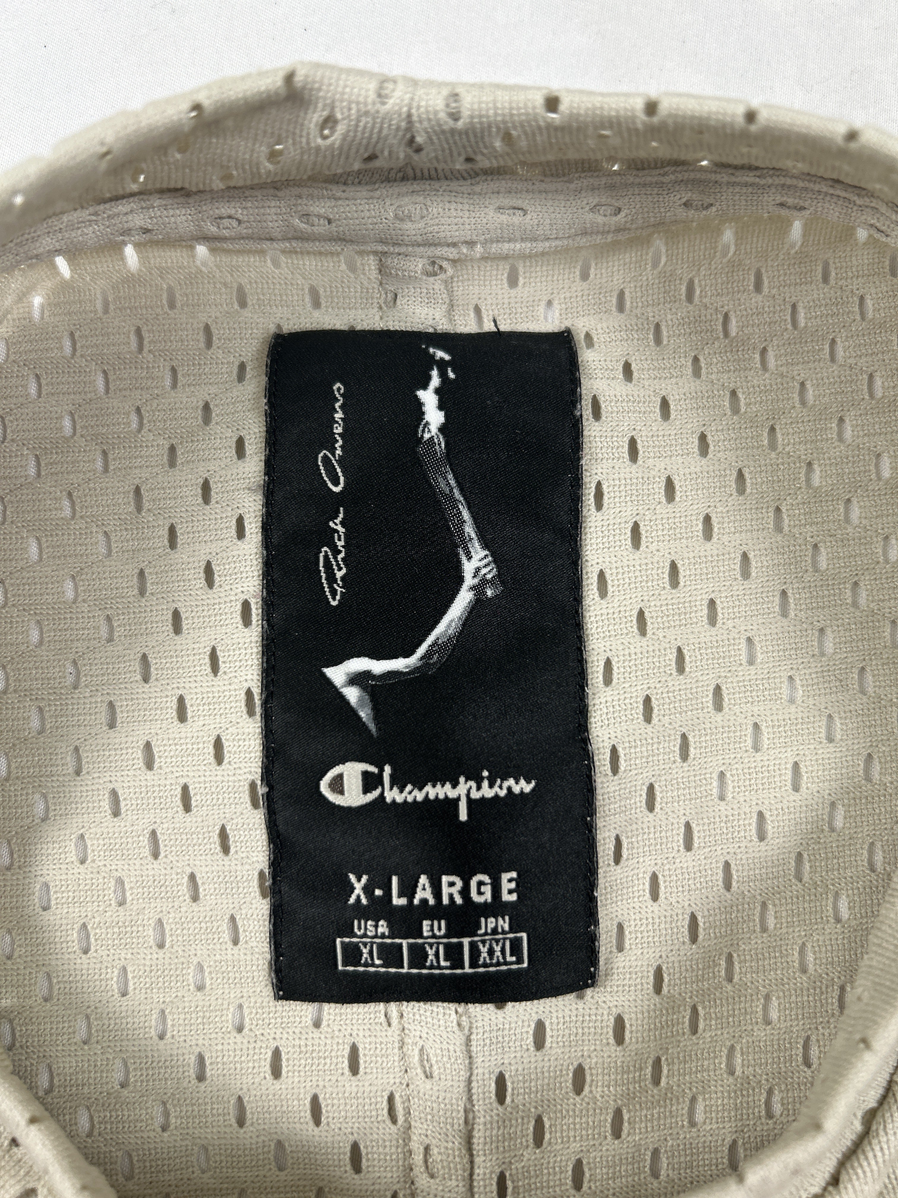 Rick Owens x Champion SIze XL Mesh Level Tee