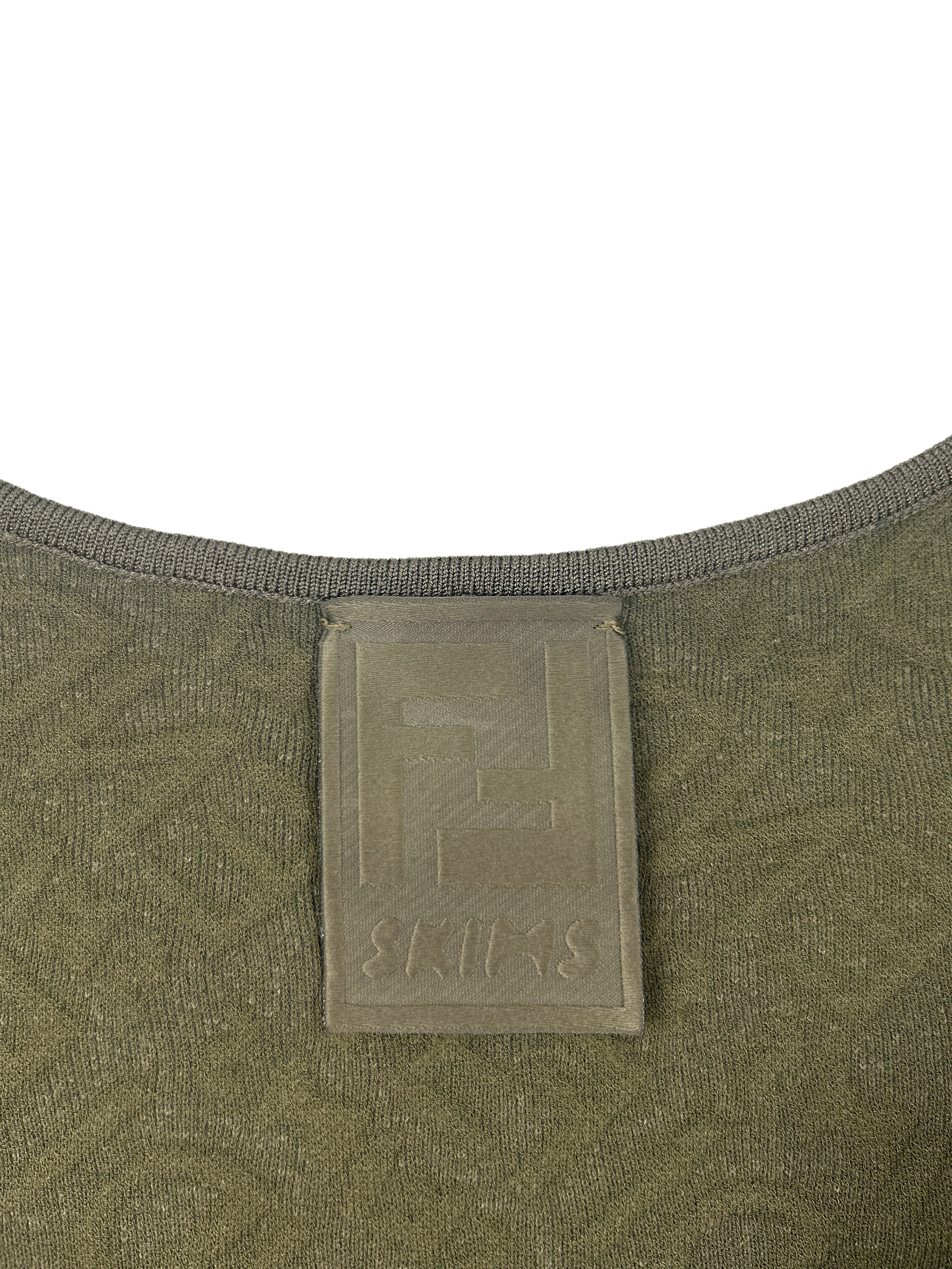 Fendi x Skims Size 42 Embossed Knit Jumpsuit