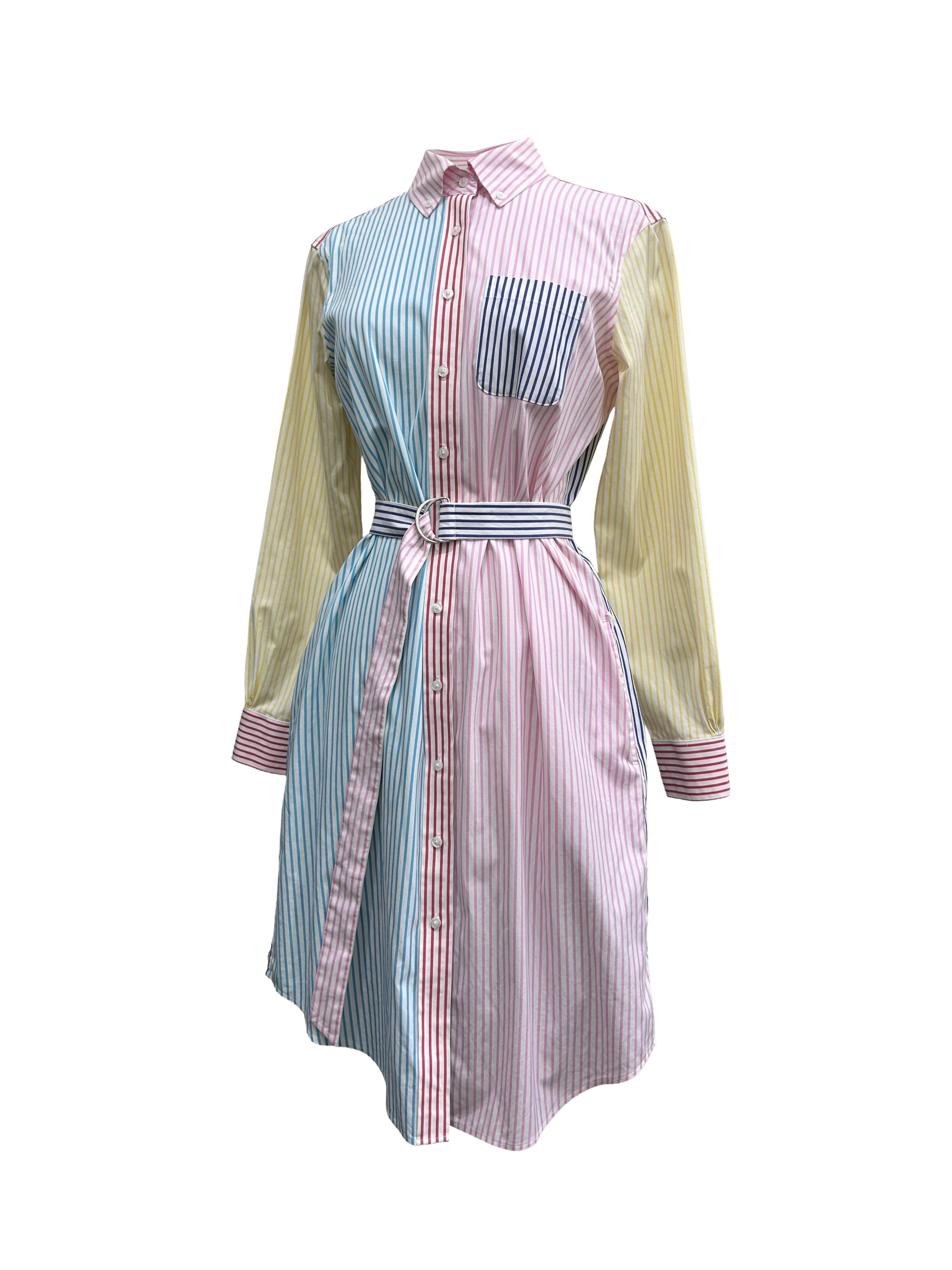 Brooks Brothers Size 4 Supima Cotton Fun Shirt Dress