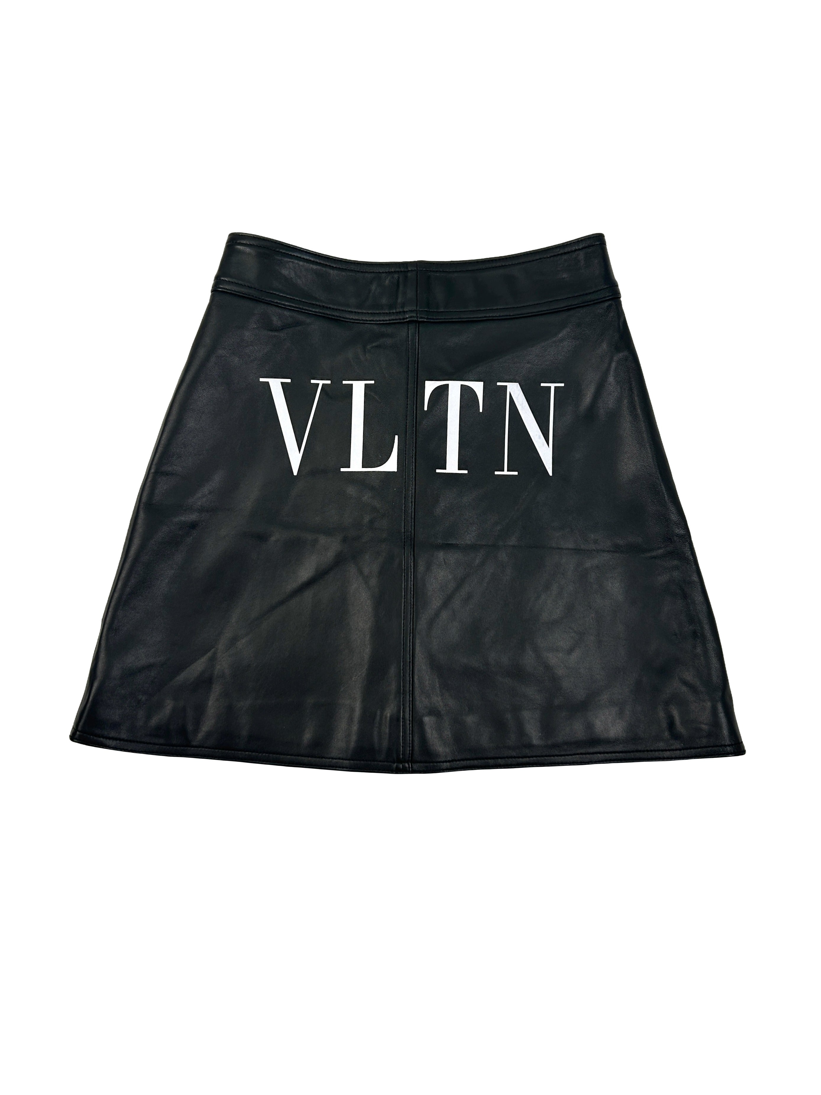 Red Valentino Size 38 Lambskin VLTN Mini Skirt