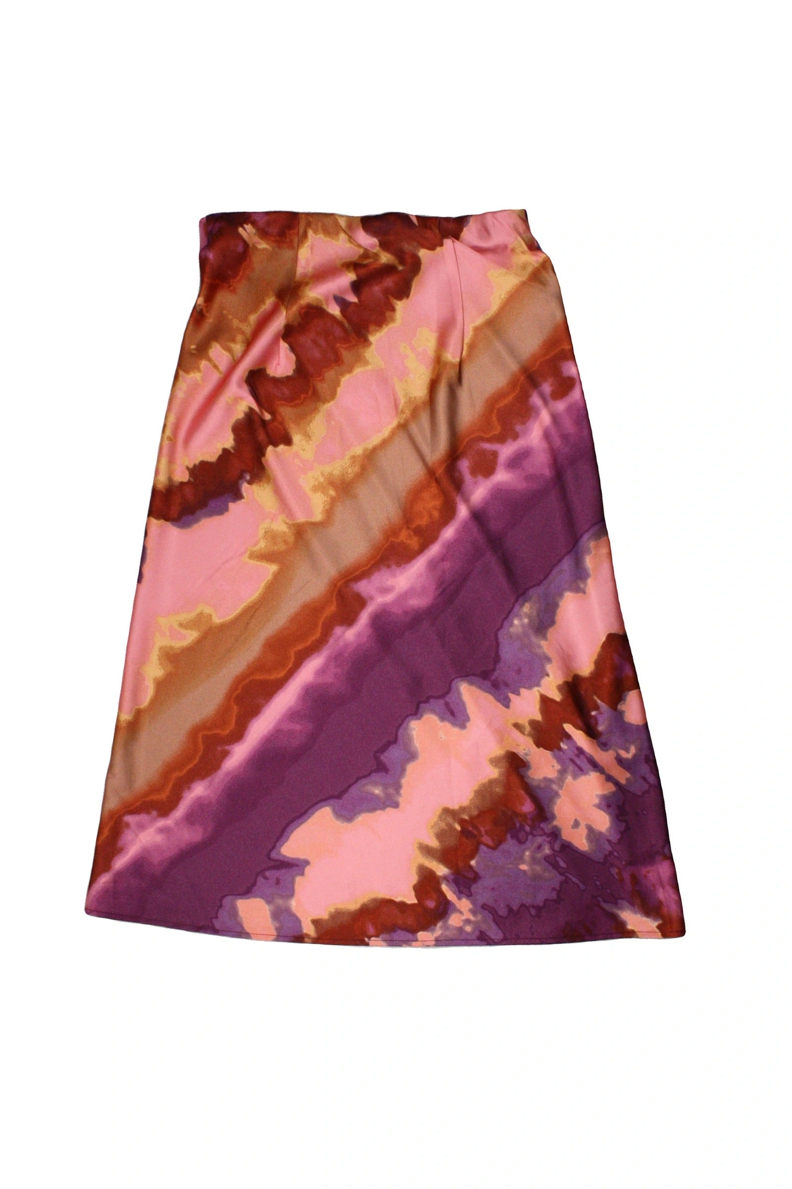 Sigrid Olsen Women's Purple, Pink, Red and Yellow Maxi Skirt – Size 28