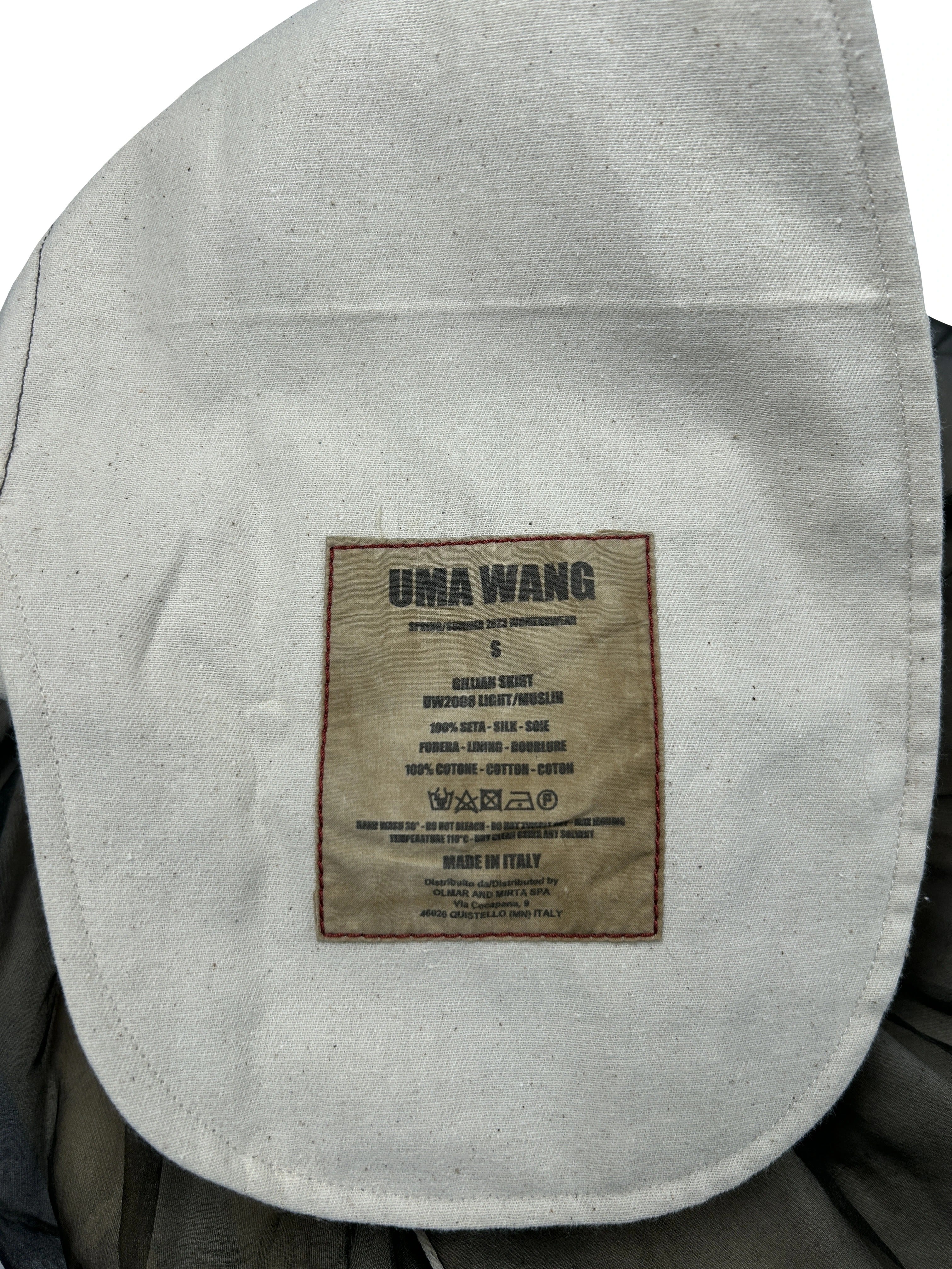 Uma Wang Size S Gillian Skirt
