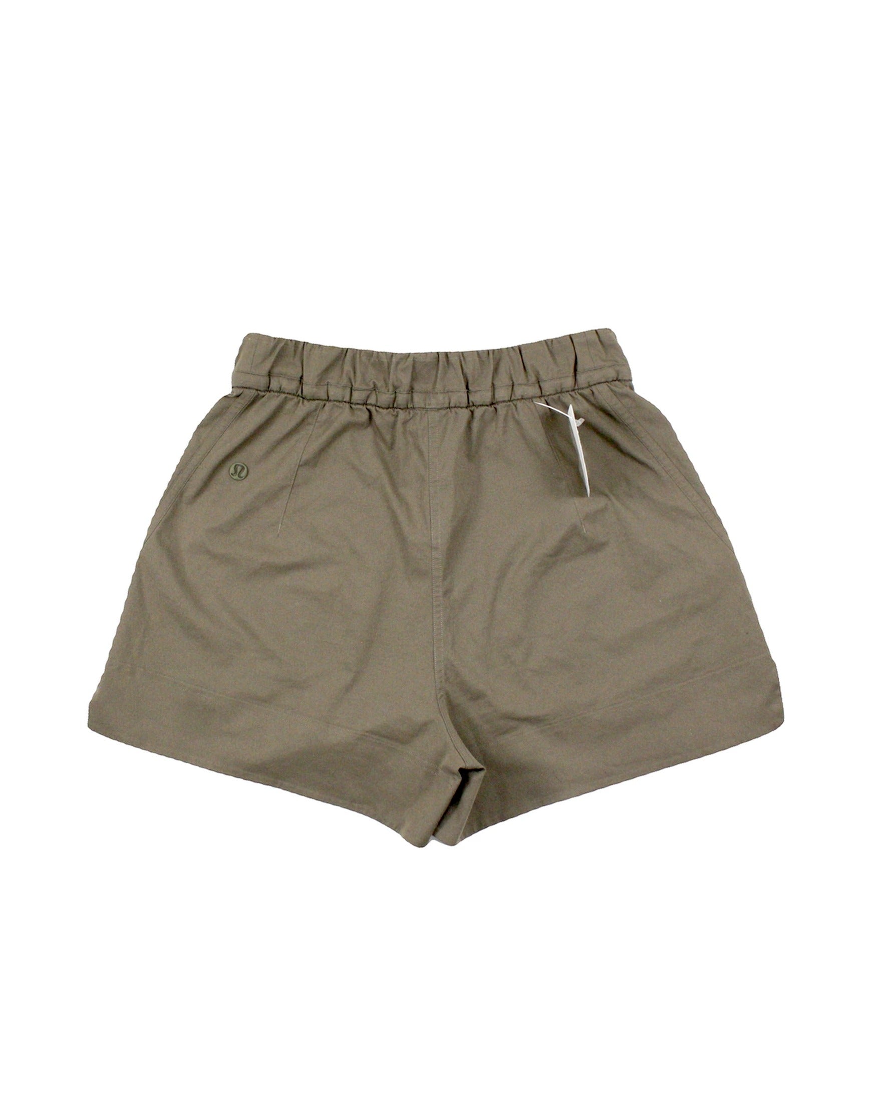 Lululemon Women's Brown Mini Shorts with Drawstring Waist – Size 25